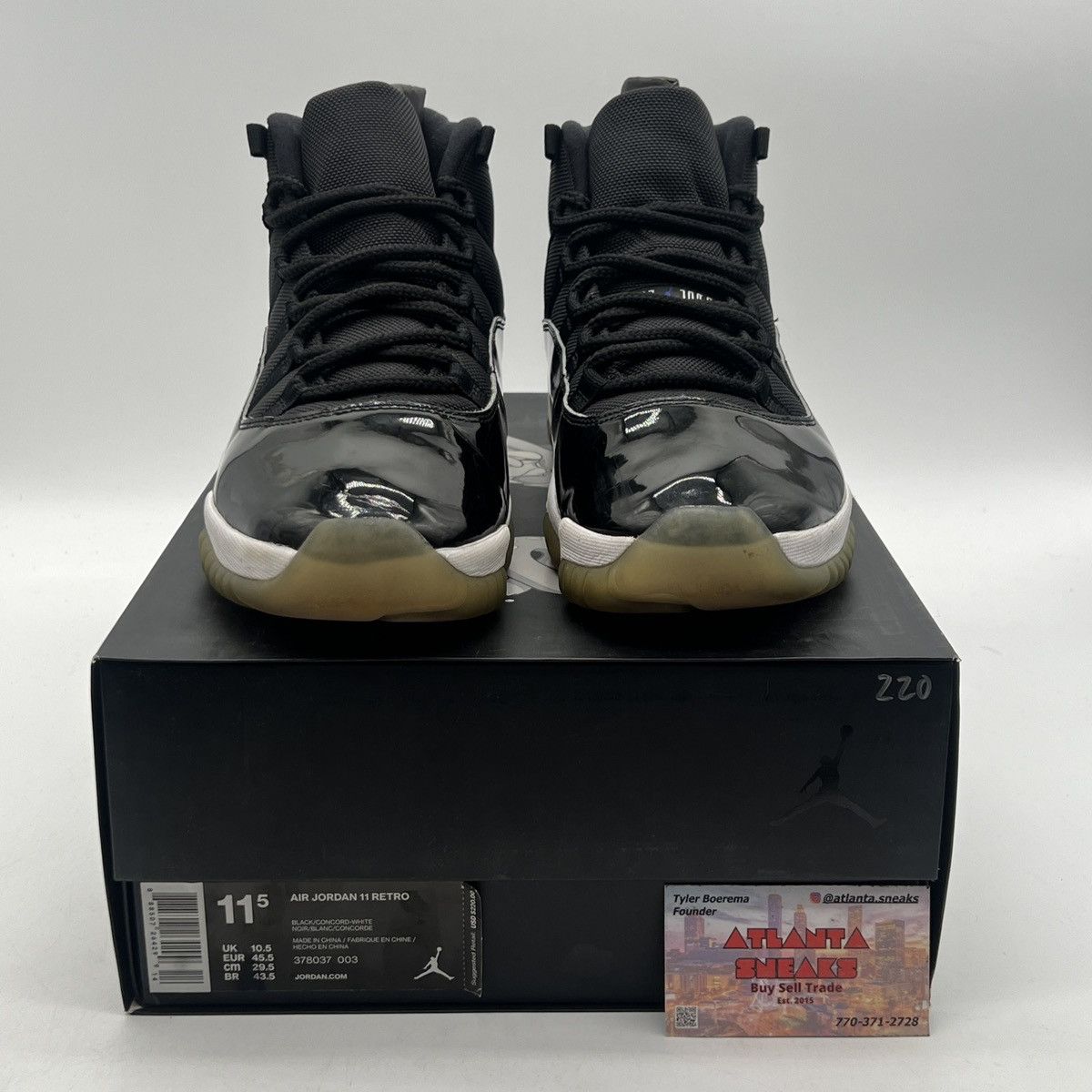 Jordan Brand Air Jordan 11 space jam Size US 11.5 / EU 44-45 - 2 Thumbnail