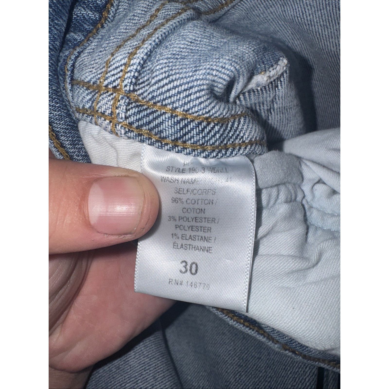 RE/DONE Re/Done Originals Button Fly Skinny Jeans Women’s Distressed Size 30" / US 8 / IT 44 - 6 Thumbnail