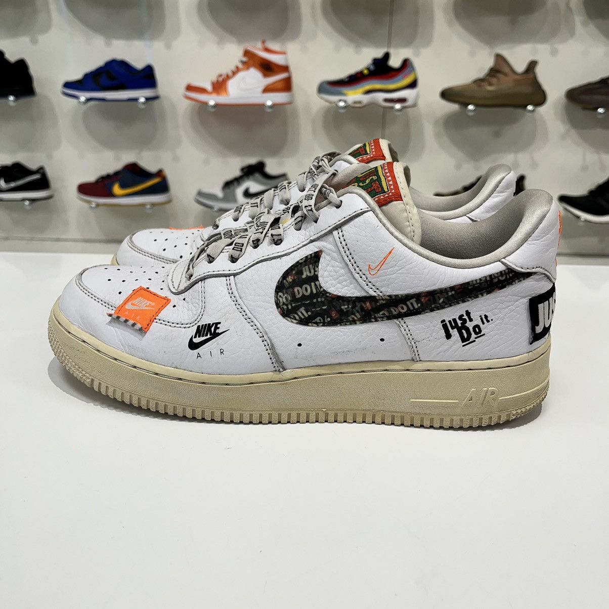 Nike Nike Air Force 1 Low Just Do It Pack White/Black Size US 9.5 / EU 42-43 - 3 Thumbnail
