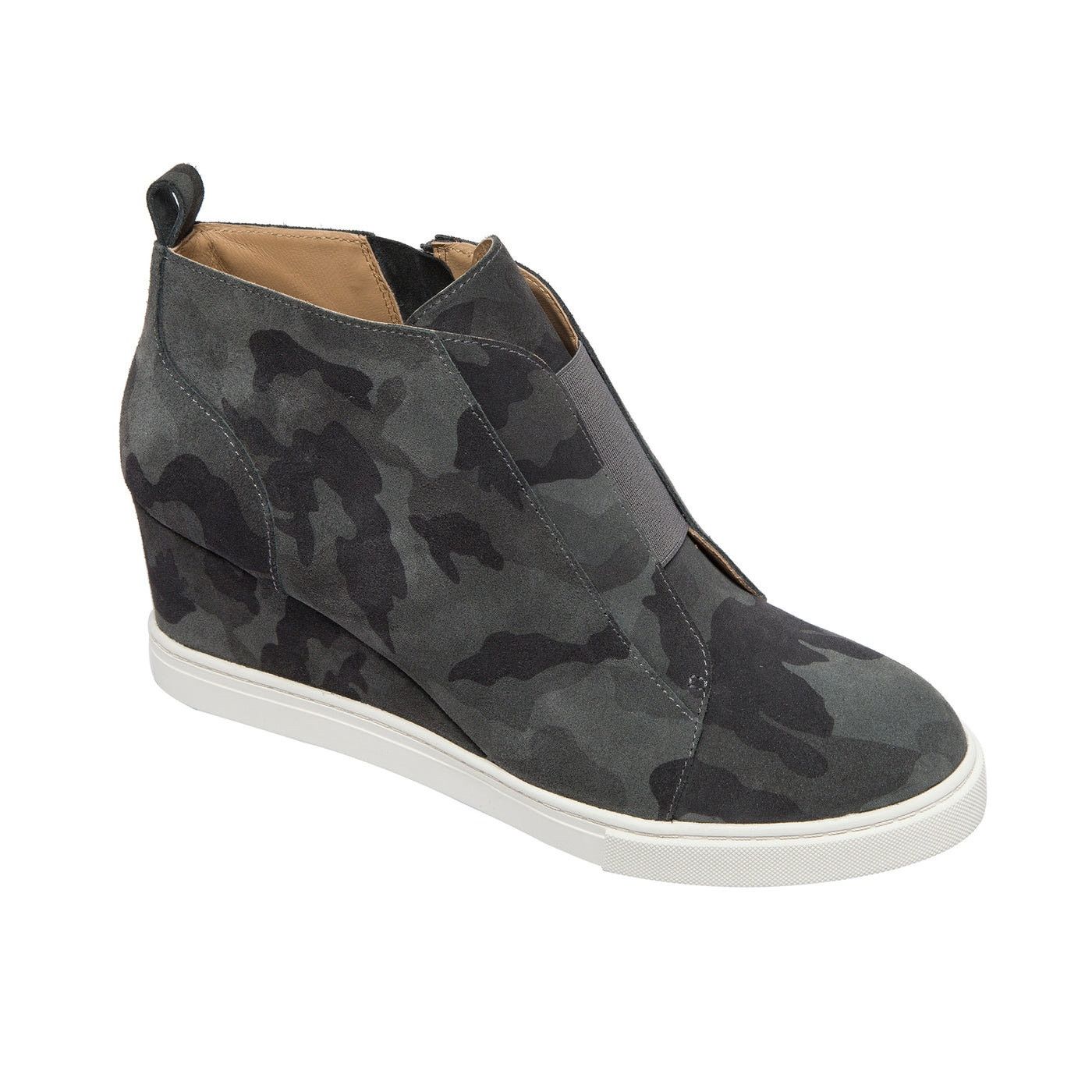 Other Linea Paolo Felicia Wedge Sneaker Gray Camo Size US 9 / IT 39 - 10 Thumbnail
