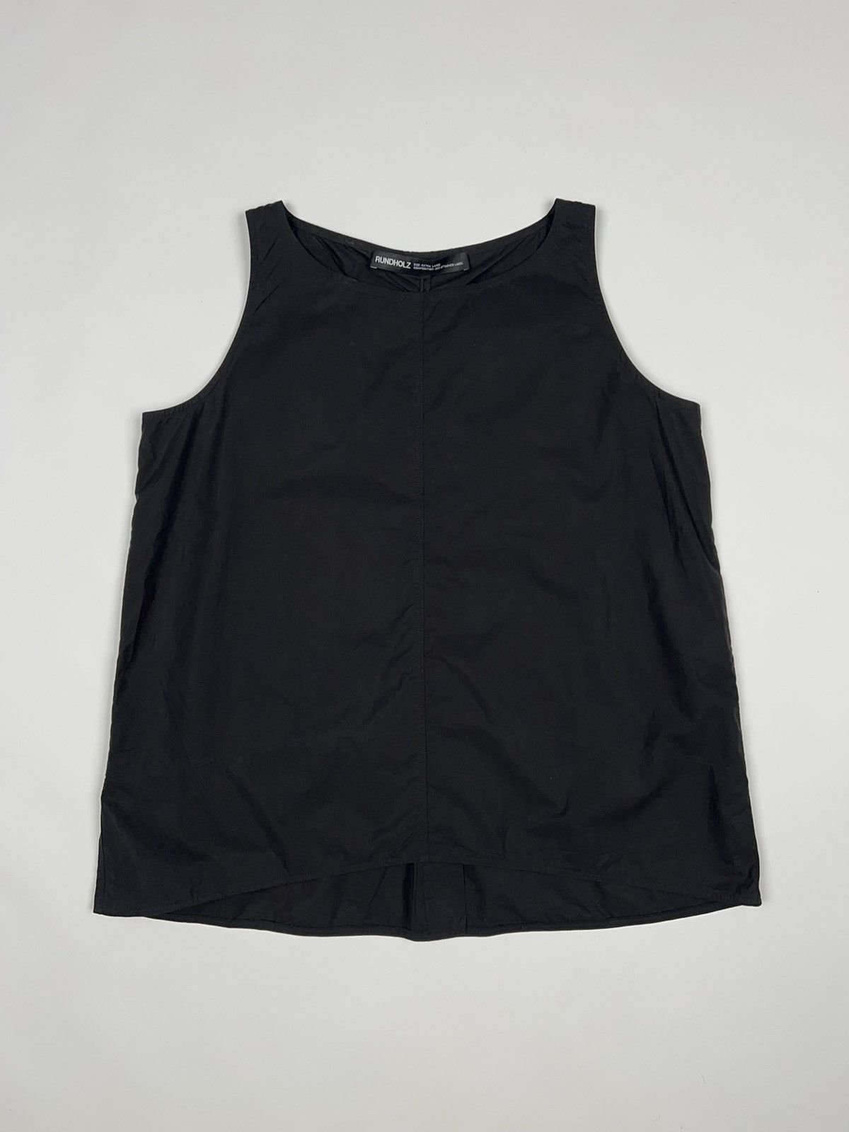 Rundholz Rundholz Black Tank Top Tee Sleeveless Vest Size XL / US 12-14 / IT 48-50 - 1 Thumbnail
