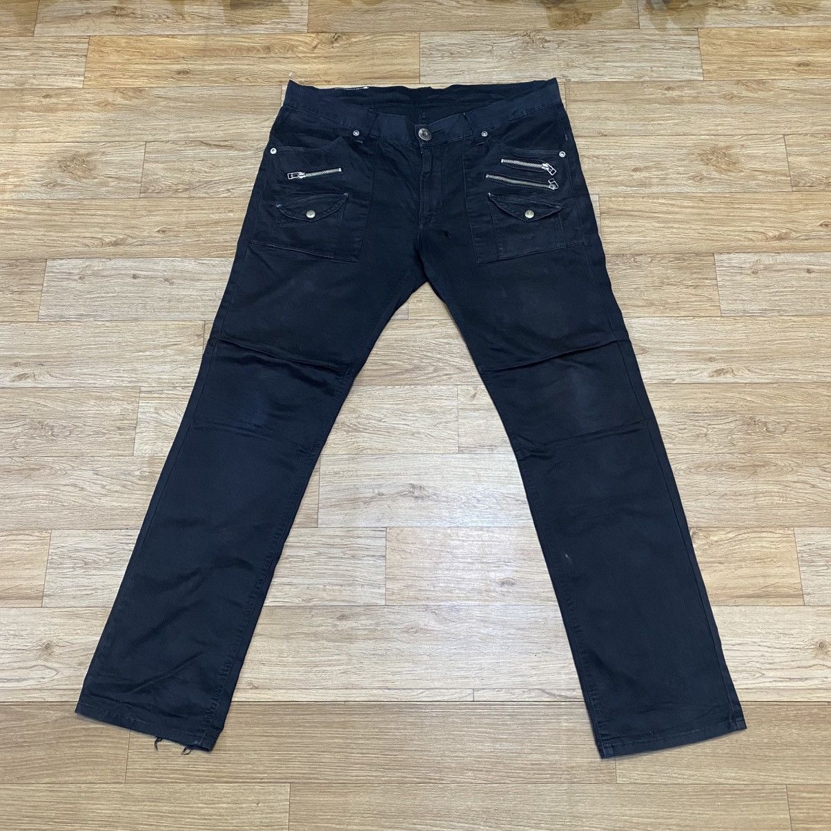 Cowboy Equipment Cowboy Lee Back Buckle Black Pants Size US 30 / EU 46 - 2 Thumbnail