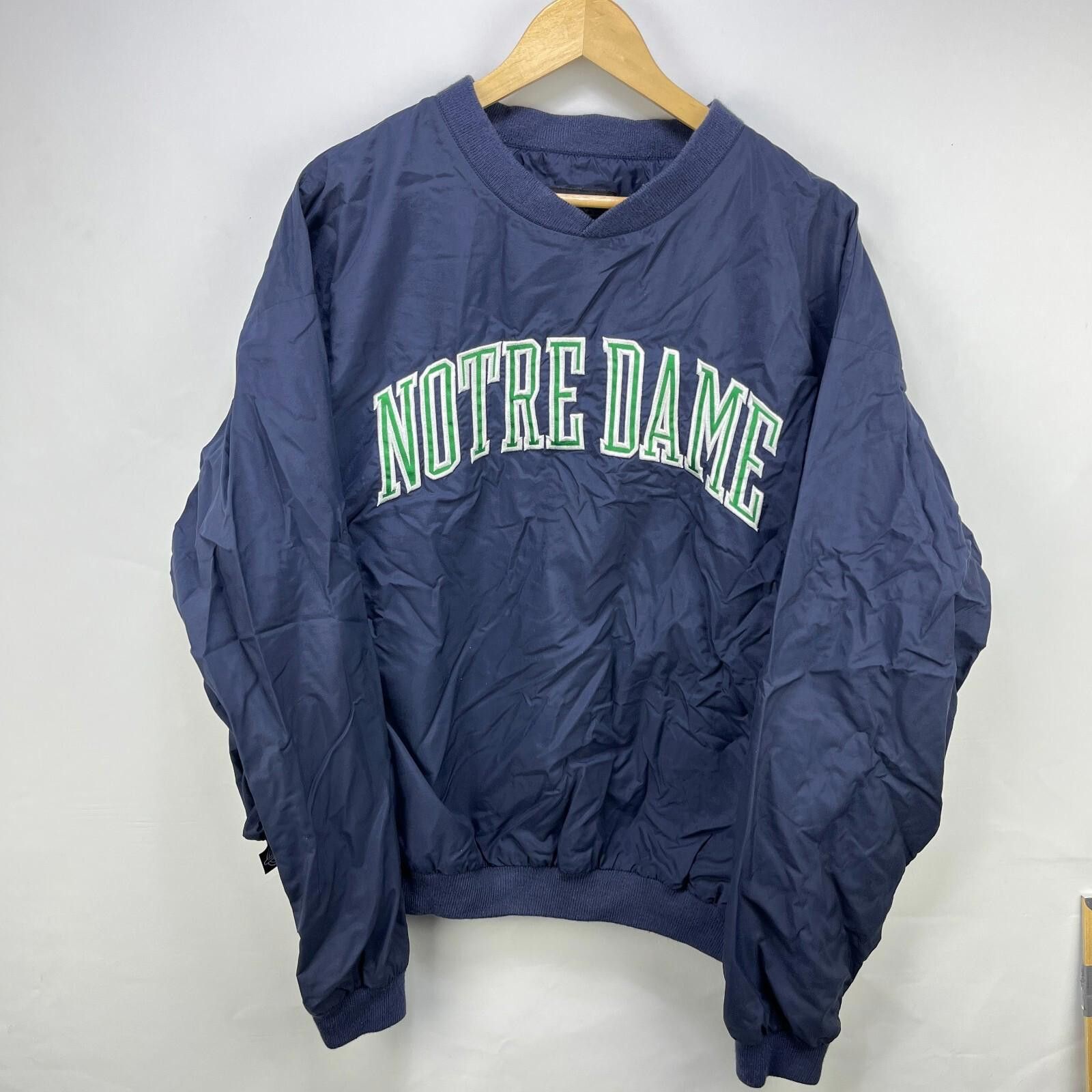 Other Vintage 90s Notre Dame Fighting Irish Windbreaker Jacket XL Size ONE SIZE - 1 Thumbnail