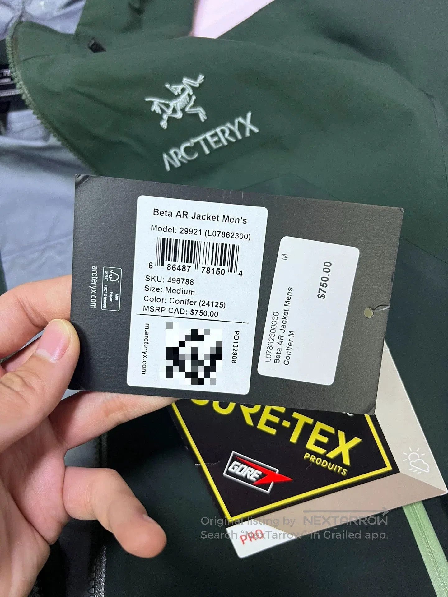 Arc'teryx Arc'teryx Beta AR Men's Hardshell Jacket. Size US M / EU 48-50 / 2 - 5 Thumbnail