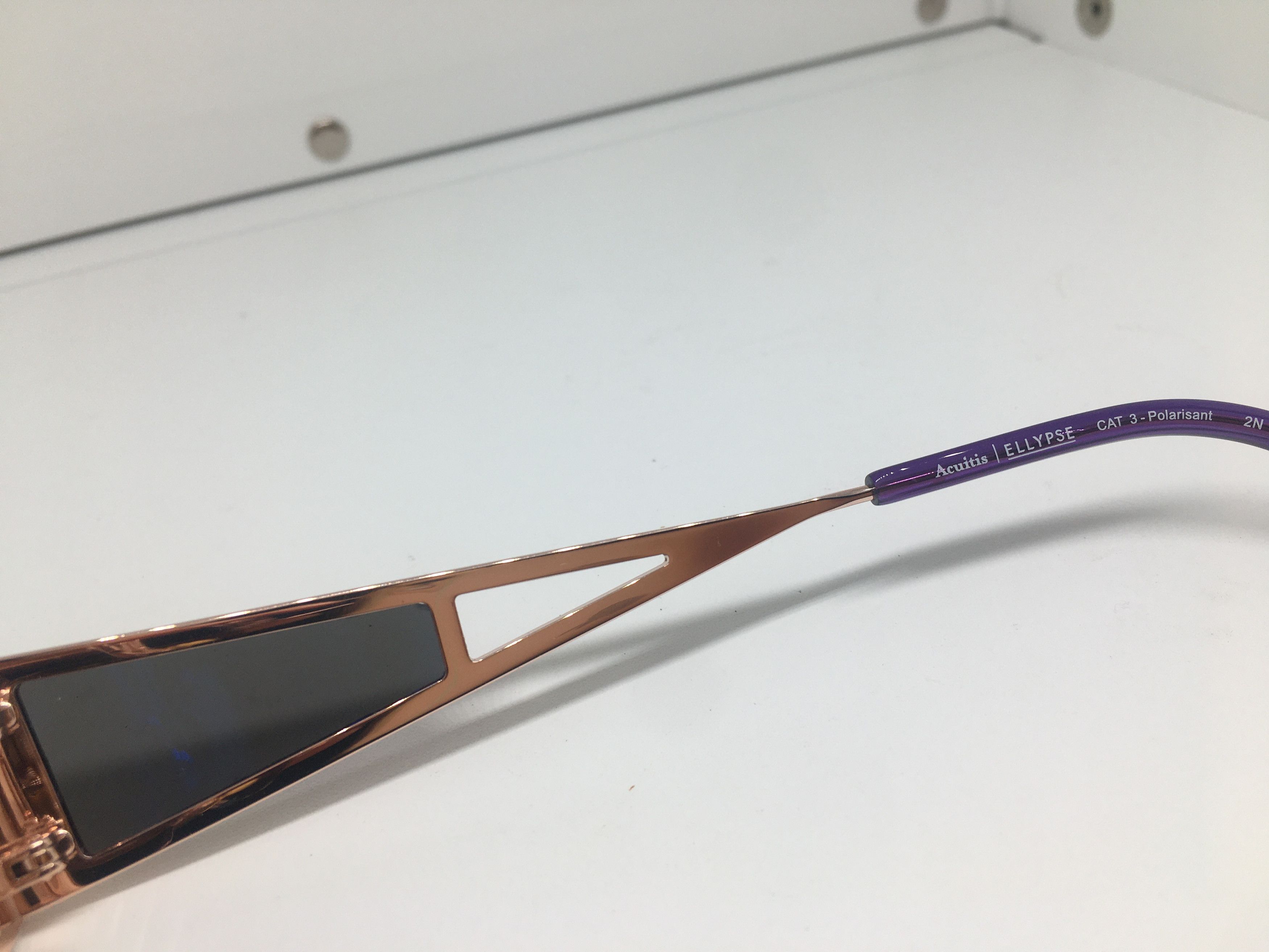 Other Acuitis Ellypse Rose Gold Side Shield Sunglasses Size ONE SIZE - 4 Thumbnail