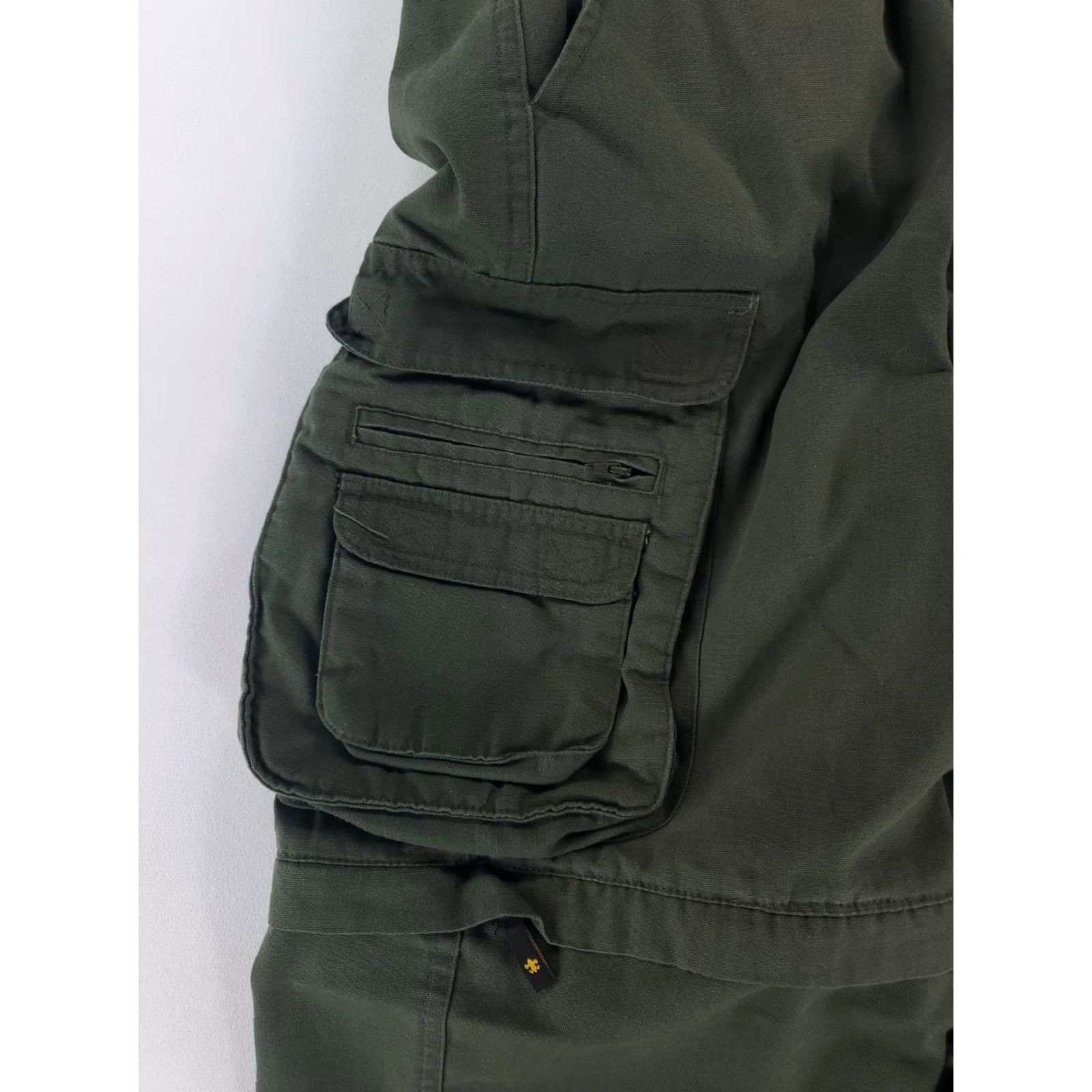 Vintage Boy Scouts of America Convertible Cargo Pants Shorts Mens 33 Regular 34 Inseam Green 33 x 34 Actual Mens Size US 33 - 3 Thumbnail