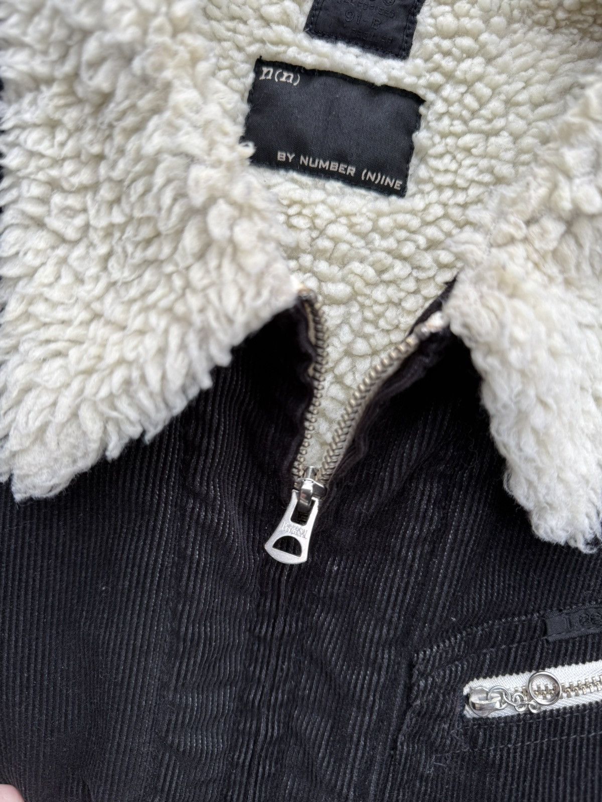 Lee × Number (N)ine number nine lee 91 B black corduroy shearling jacket size L Size US L / EU 52-54 / 3 - 11 Thumbnail