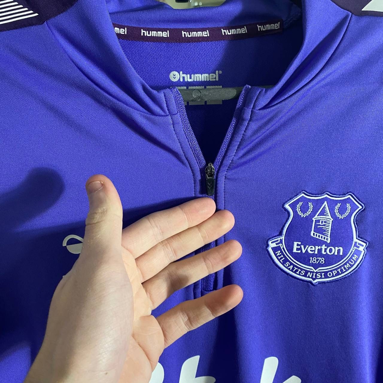 Hummel Everton 1/3 Zip Football Sweatshirt Hummel Black Soccer Size US S / EU 44-46 / 1 - 4 Thumbnail