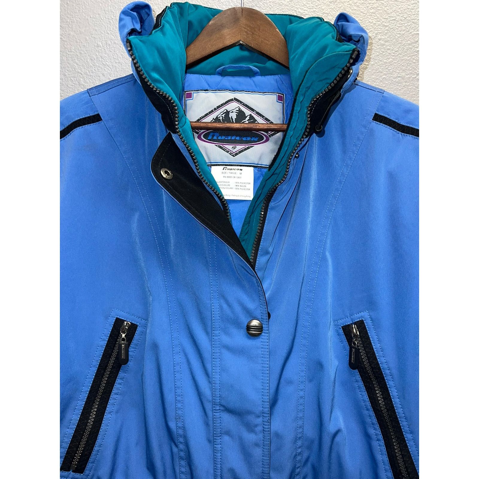 Vintage Vintage Womens Rubicon Ski Jacket Polyester Shell VTG Medium Size M / US 6-8 / IT 42-44 - 2 Thumbnail