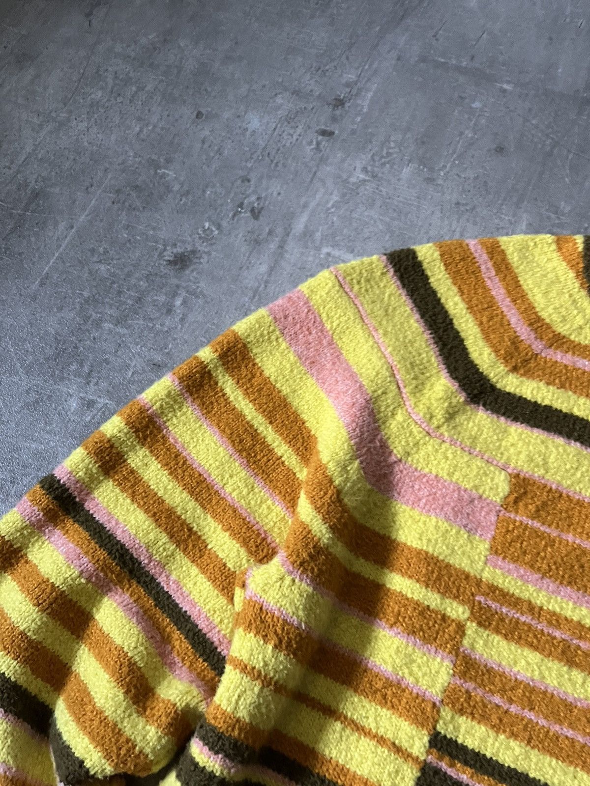 Acne Studios Acne Studios striped yellow orange sweater Size US S / EU 44-46 / 1 - 7 Thumbnail