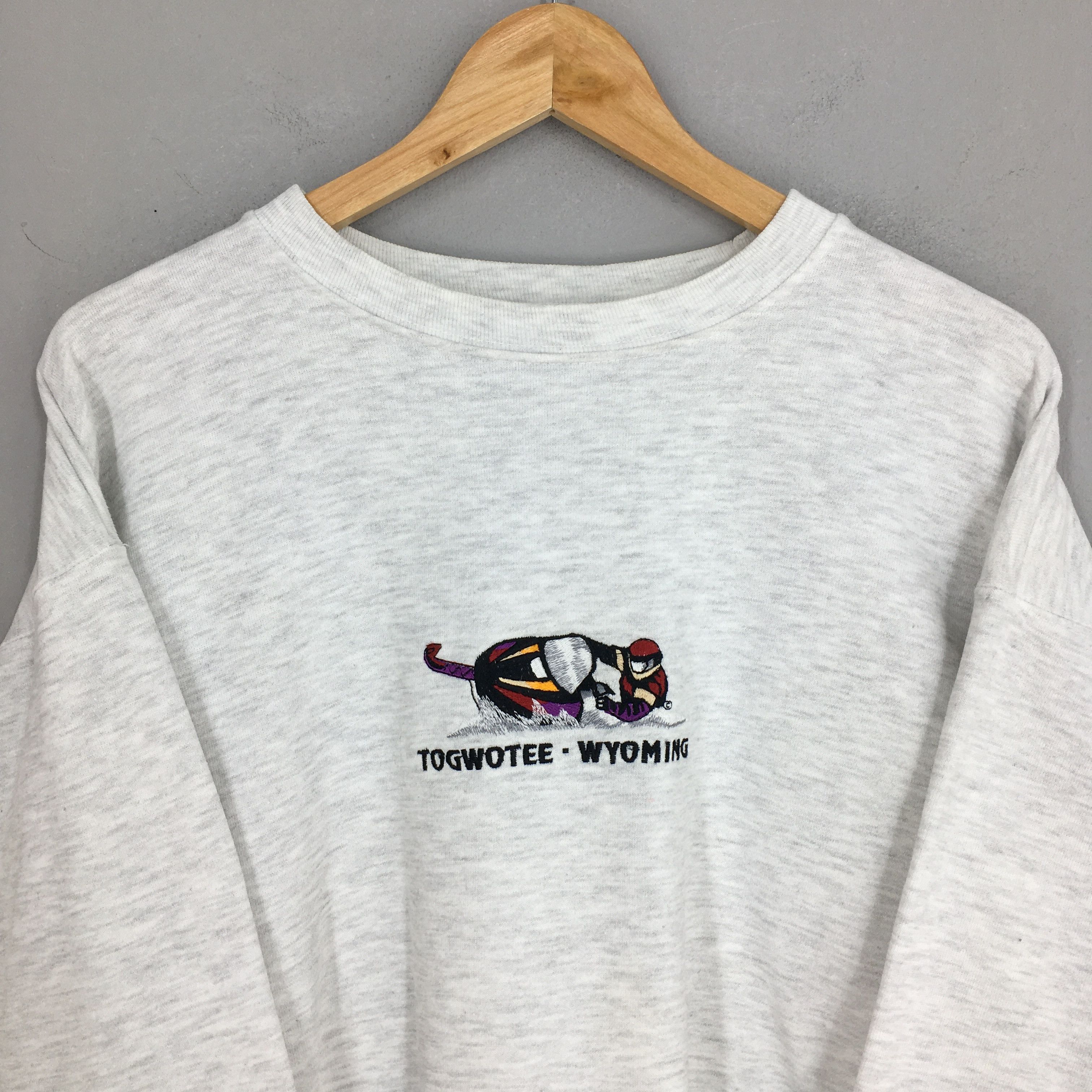 Other Vintage 90s Togwotee Wyoming Ski Sweatshirt Large Size US L / EU 52-54 / 3 - 2 Thumbnail