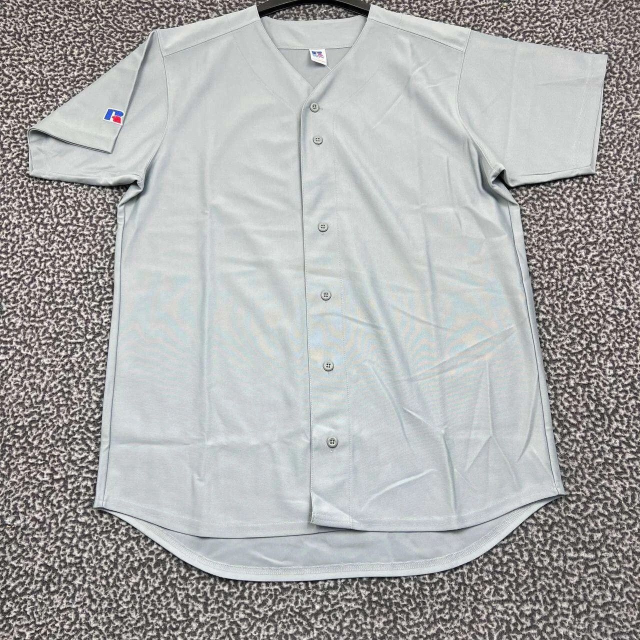 Russell Athletic Vintage Russell Athletic Jersey Shirt Men Blank Baseball L Size US L / EU 52-54 / 3 - 1 Thumbnail