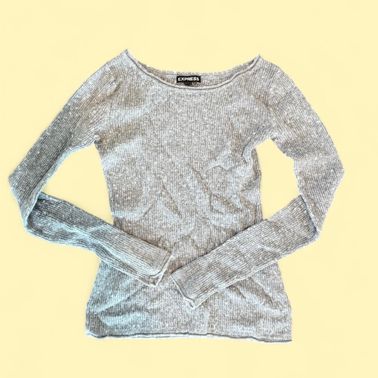 Express Express Women's grey silver Shirts Size US 27 - 1 Preview