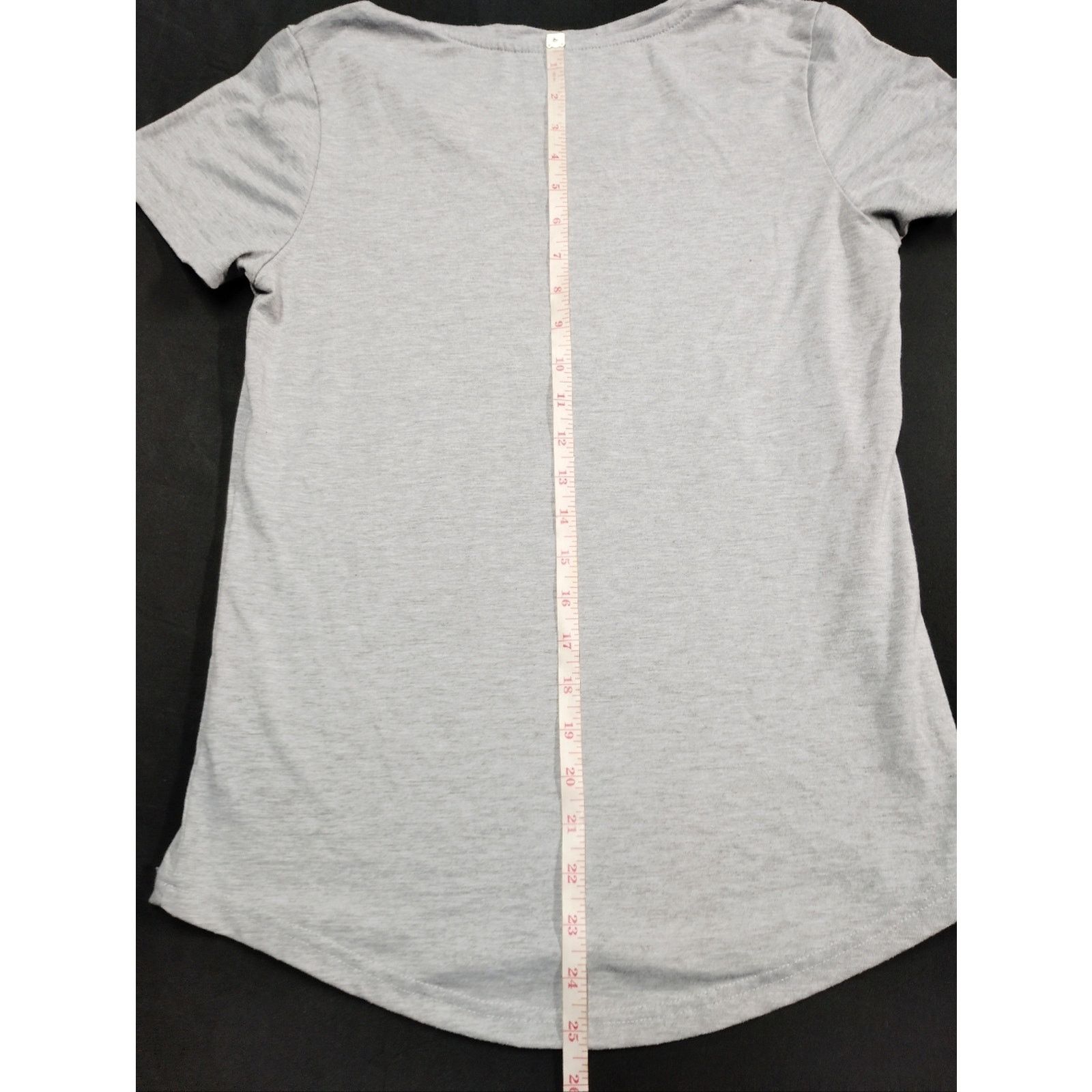 Shein Gray 'Coffee, Cats & Caring About People' Graphic Tee Size M / US 6-8 / IT 42-44 - 5 Thumbnail