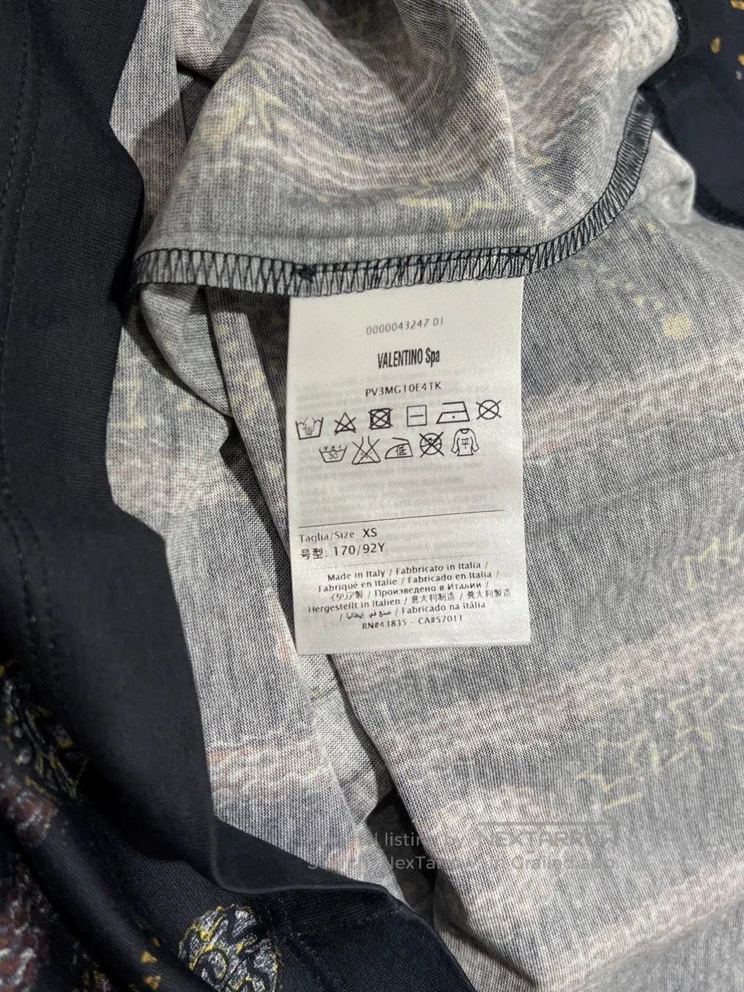 Valentino valentino multi-element printed cotton short sleeve. Size US XS / EU 42 / 0 - 7 Thumbnail