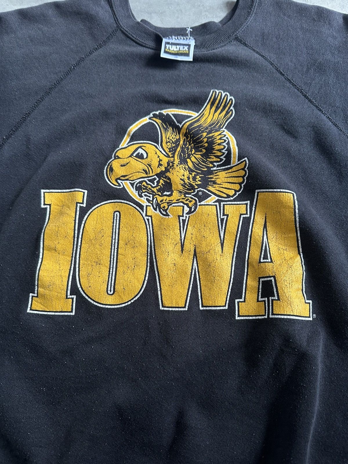 Tultex Vintage IOWA Sweatshirt Size US XXL / EU 58 / 5 - 2 Thumbnail