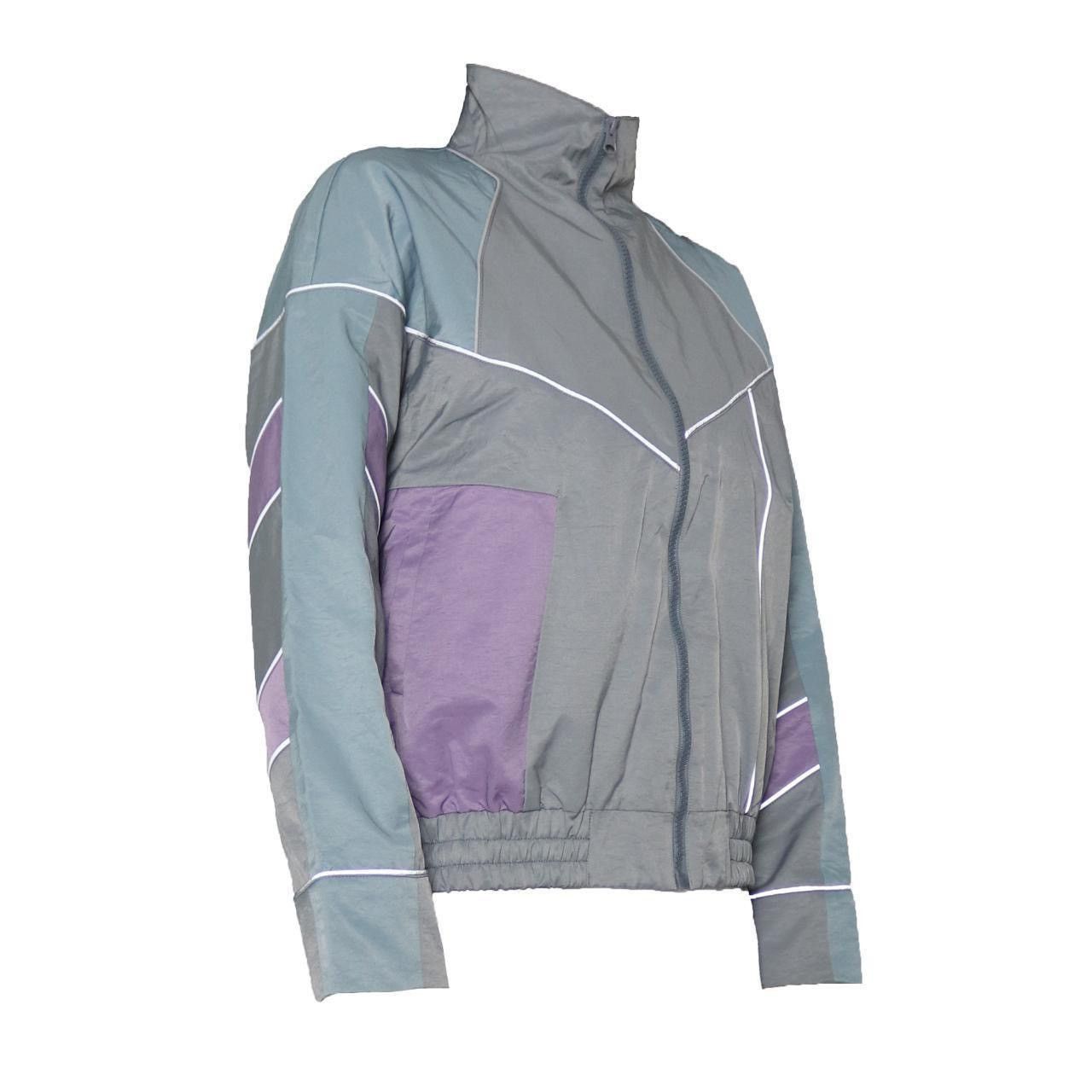 Japanese Brand Kite Era reflective pipe trim windbreaker jacket Size US M / EU 48-50 / 2 - 1 Thumbnail