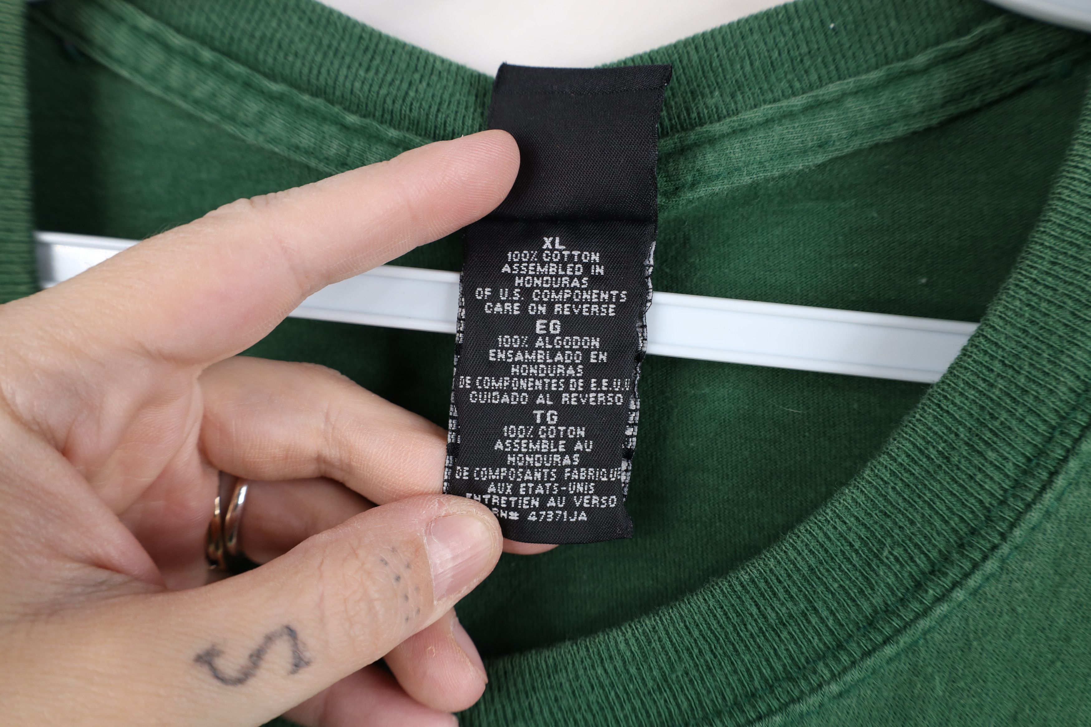 Starter Vintage 90s Starter Michigan State University Baggy T-Shirt Size US XL / EU 56 / 4 - 11 Thumbnail