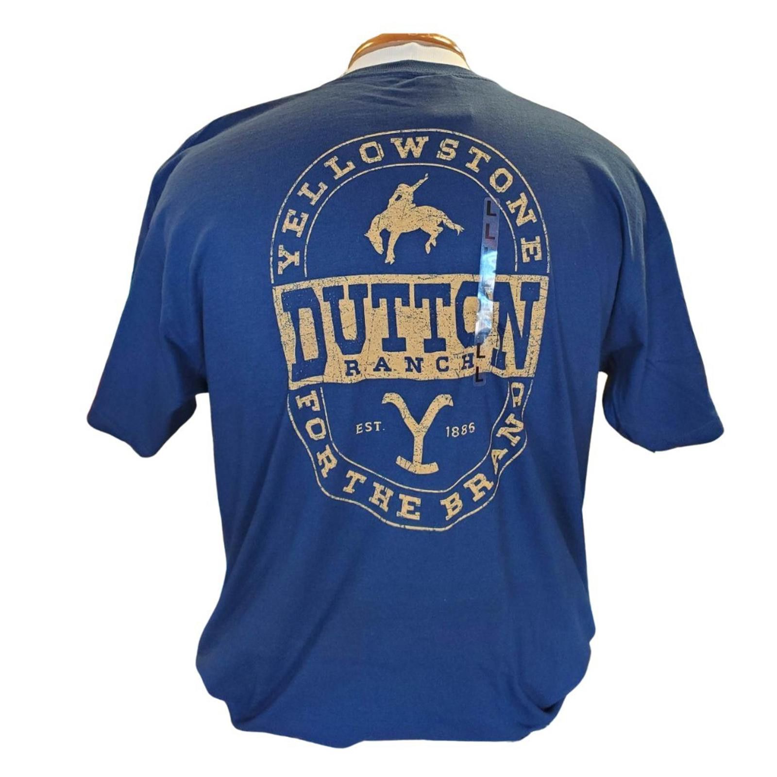 HOLLYWOOD RANCH MARKET Yellowstone Navy Dutyon Ranch T-shirt Size XL Size US XL / EU 56 / 4 - 2 Thumbnail