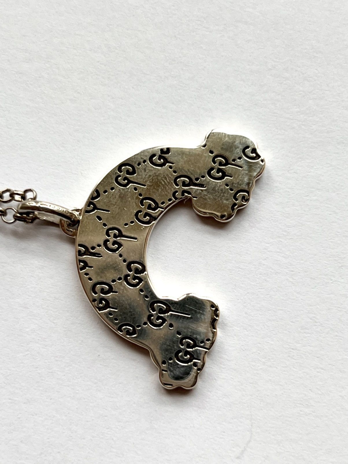 Gucci Gucci Ghost Rainbow Pendant Necklace skull jewelry silver Size ONE SIZE - 17 Thumbnail