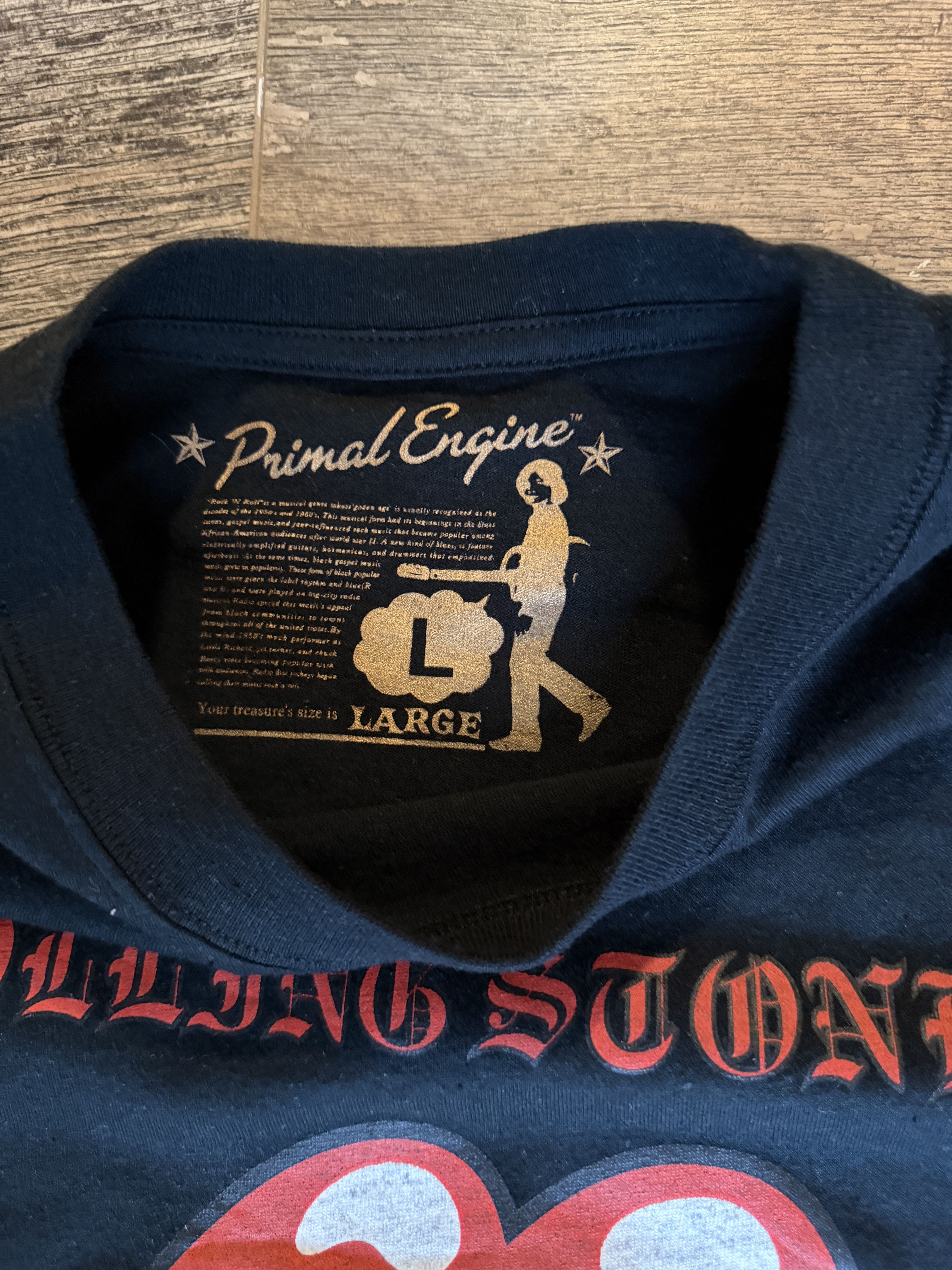 The Rolling Stones Vintage Rolling Stones Love & Peace Tshirt Size US L / EU 52-54 / 3 - 2 Thumbnail
