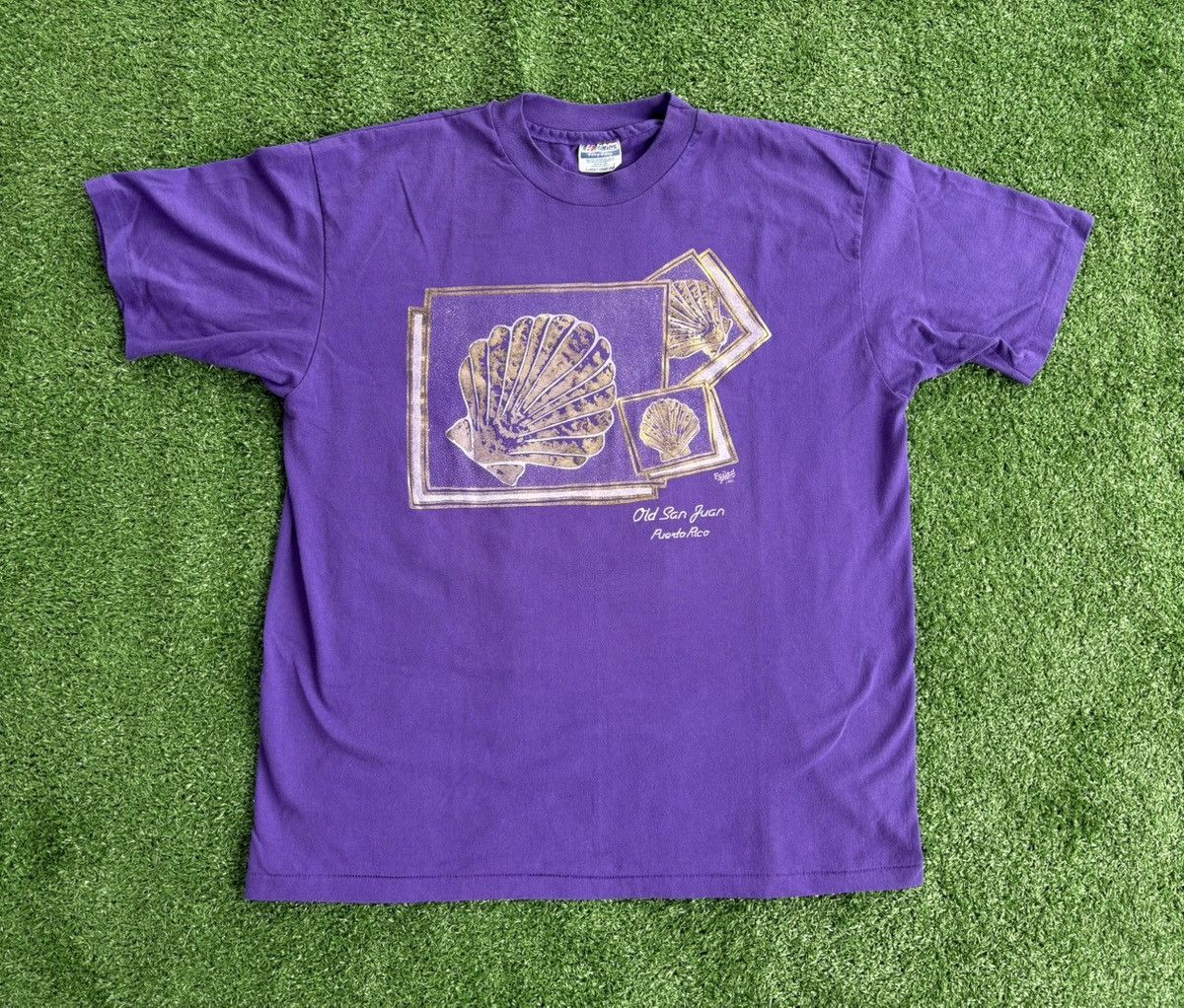 Hanes × Vintage Vintage Puerto Rico 1990 T-shirt Size US XL / EU 56 / 4 - 1 Thumbnail