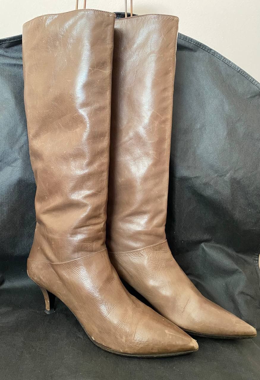 Prada Vintage Prada Boots Y2K Brown Size 40 Size US 10 / IT 40 - 4 Thumbnail