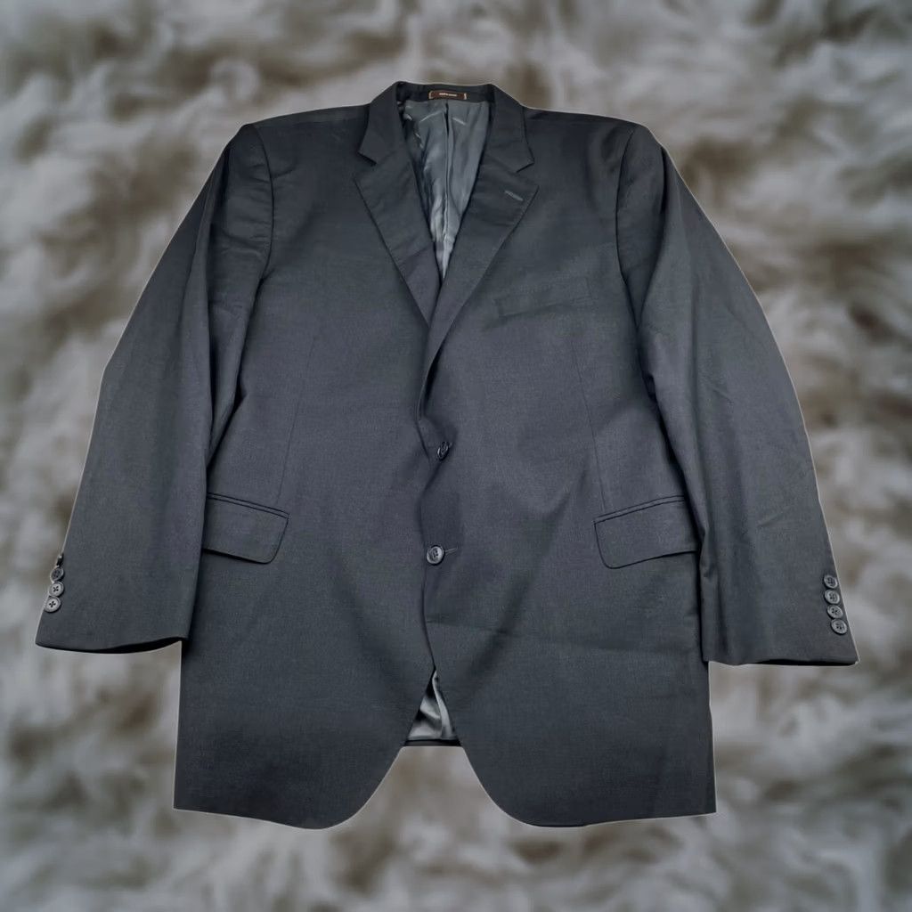 Peter Millar Peter Millar Men's Suit Gray 50L 36x30 100% Wool 2-Button Size 50R - 1 Thumbnail