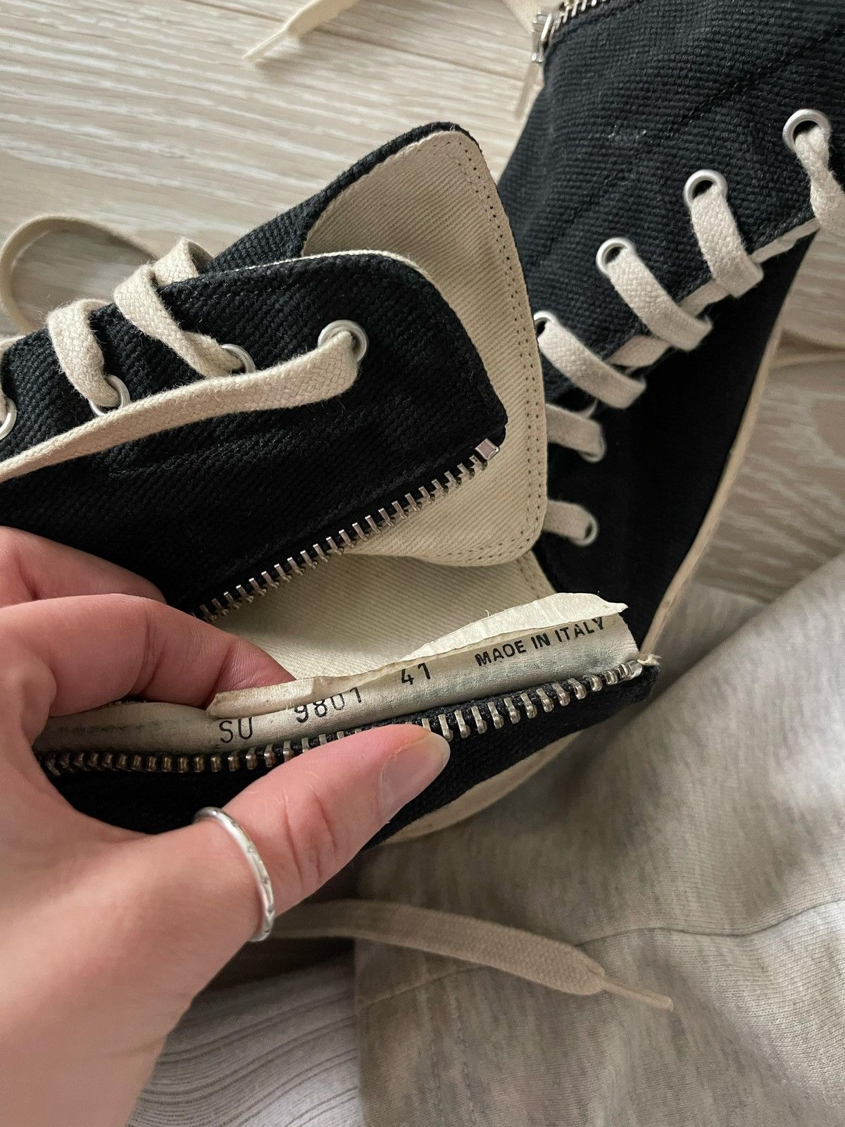 Rick Owens × Rick Owens Drkshdw Rick Owens DRKSHDW Vegan Sneaker Size US 8 / EU 41 - 2 Thumbnail