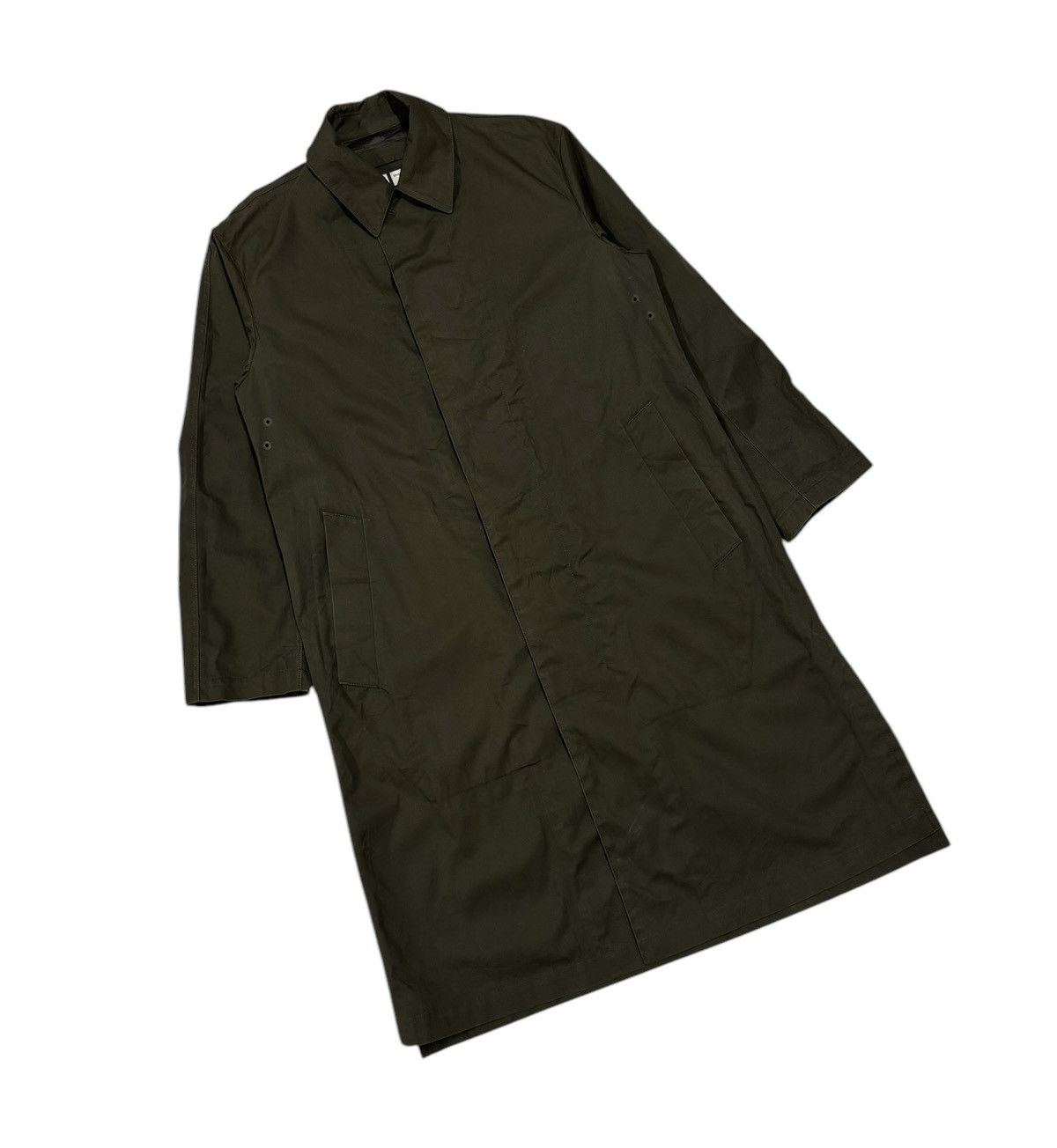 Japanese Brand × Lemaire × Uniqlo Uniqlo Lemaire Wax Cotton Longjacket Raincoat Size US S / EU 44-46 / 1 - 6 Thumbnail