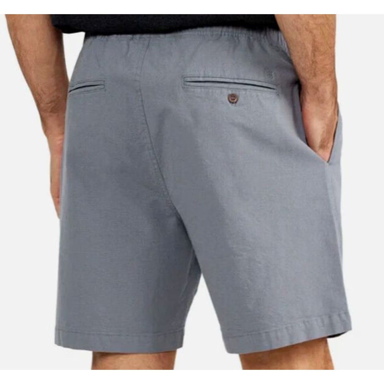 Vintage Free Fly Men's Stretch Canvas Short 7" slate 2XL Gray Chino Outdoor 70% Cotton 28% Viscose from Bamboo 2% Spandex NWT Size US 39 - 2 Thumbnail