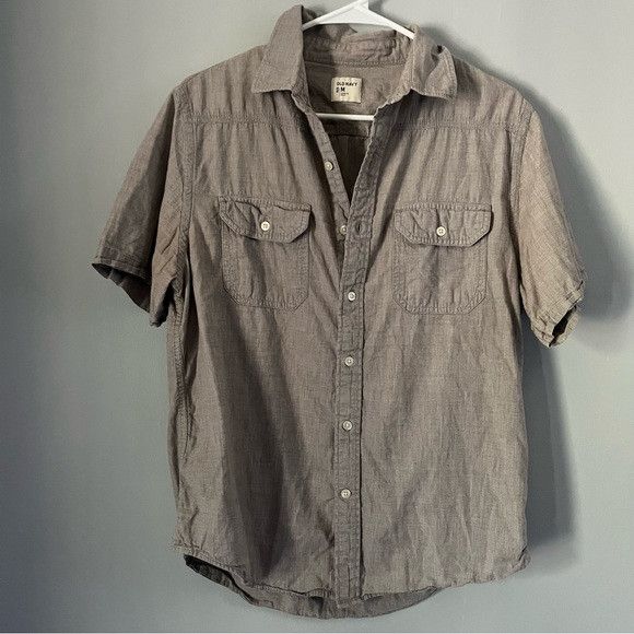 Old Navy Old Navy men’s Short Sleeve Button Up Shirt M Size US M / EU 48-50 / 2 - 1 Thumbnail