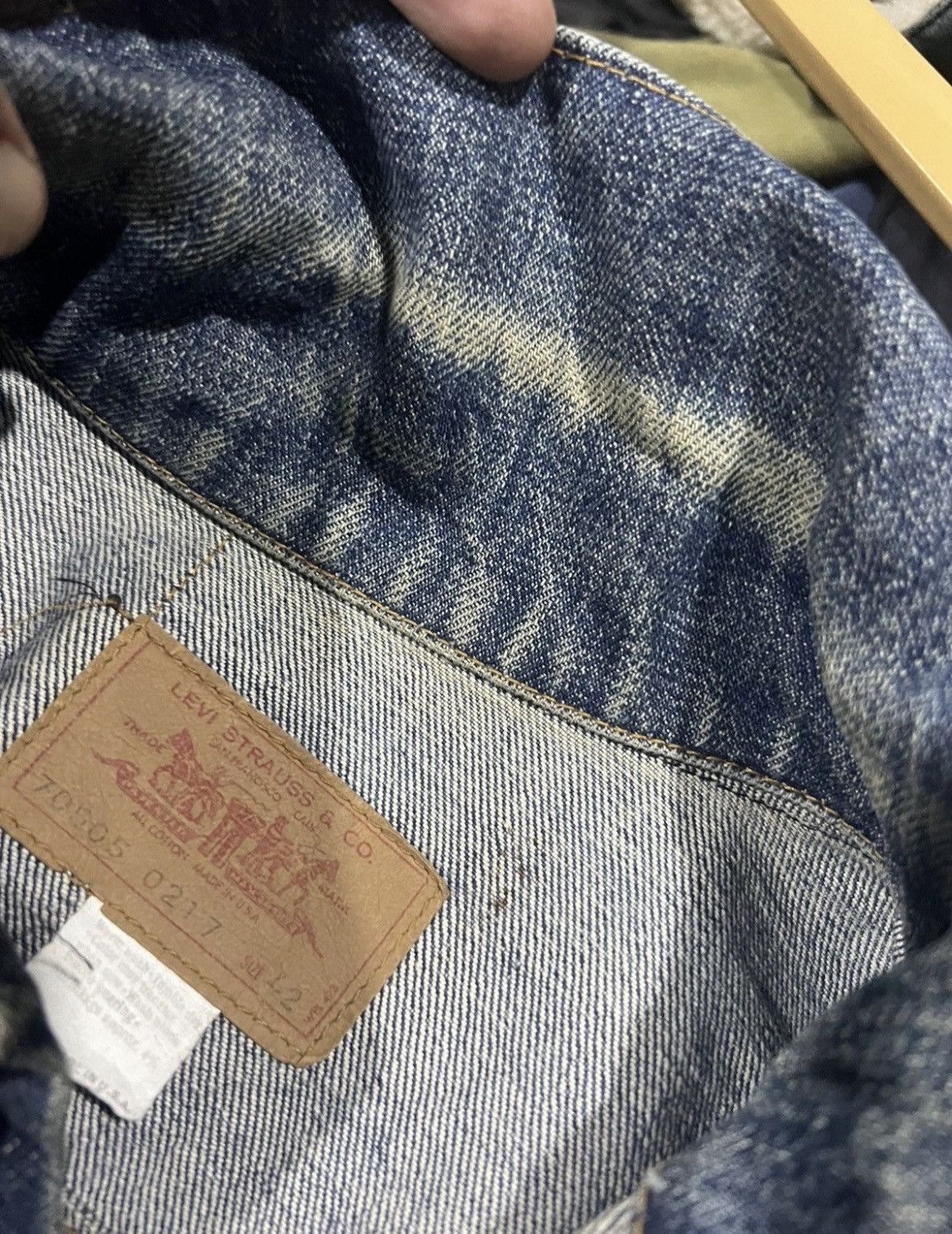 Levi's Vintage Clothing 🔥Vintage Levis Made in Usa Denim Trucker Size US M / EU 48-50 / 2 - 14 Thumbnail