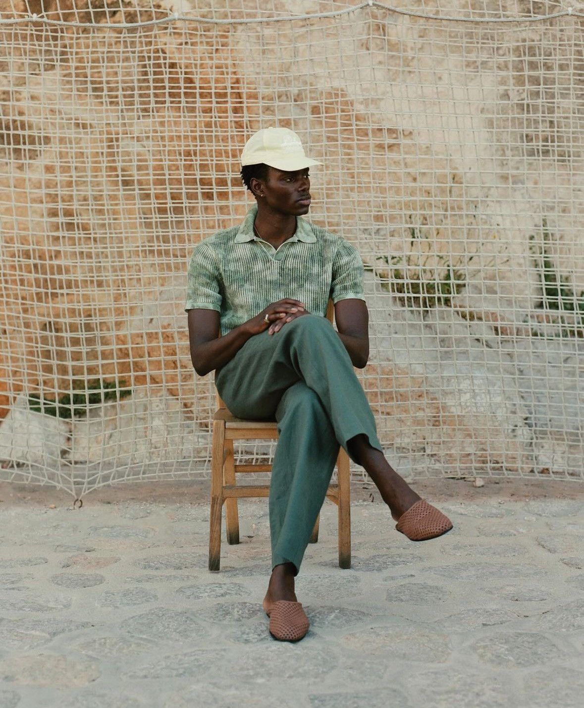 Aime Leon Dore Linen Leisure Pant Dark Green | Grailed
