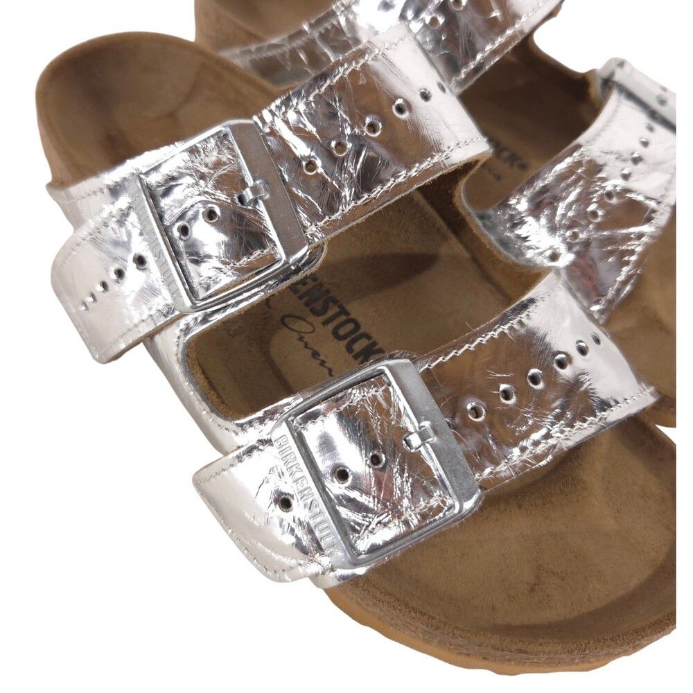 Birkenstock × Rick Owens Birkenstock x Rick Owens Metallic Arizona Sandals US 4 EU 35 Size US 4 / IT 34 - 2 Thumbnail
