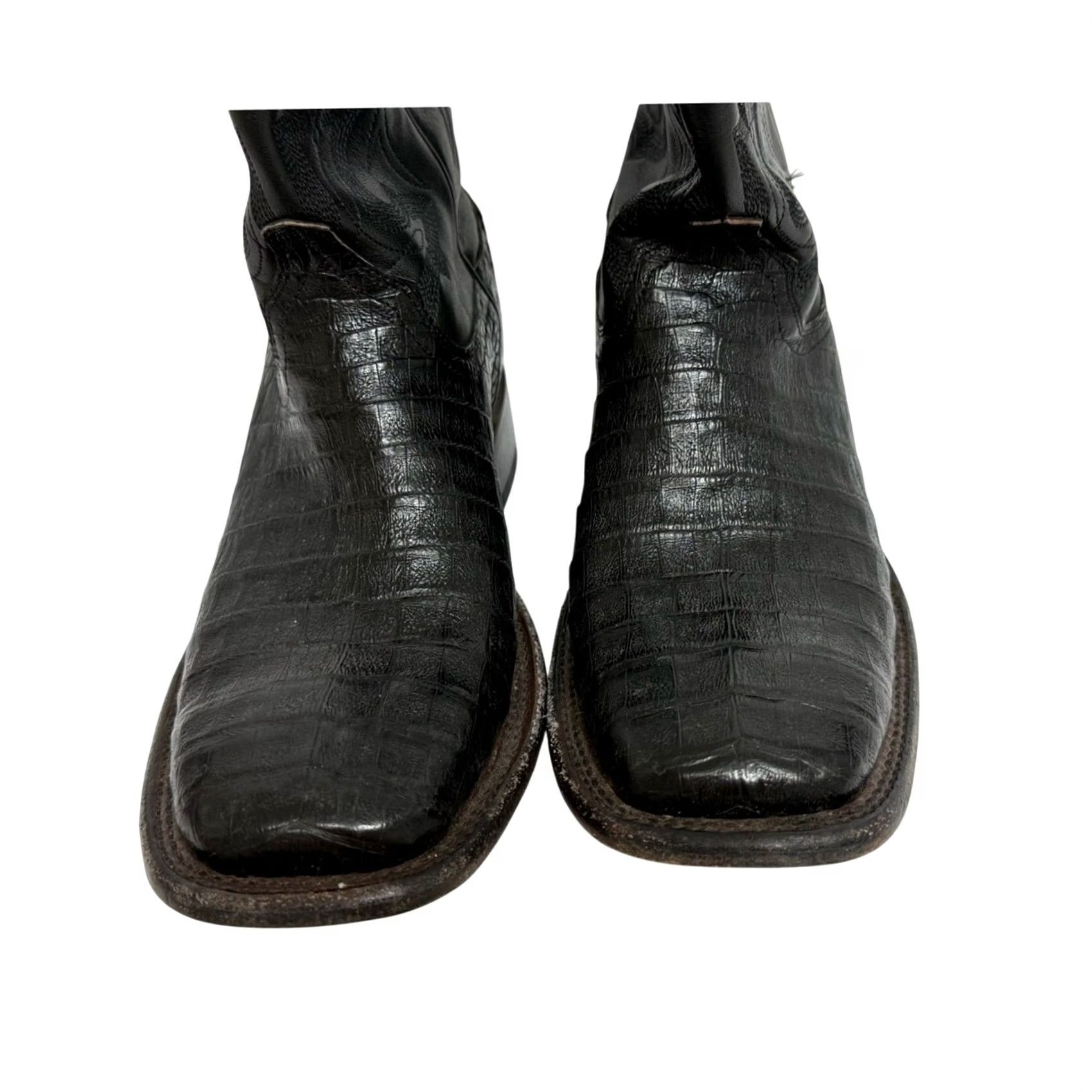Tecovas Tecovas The William Midnight Men's 8.5D Caiman Square Toe Cowboy Boots M10069MID Size US 9 / EU 42 - 6 Thumbnail
