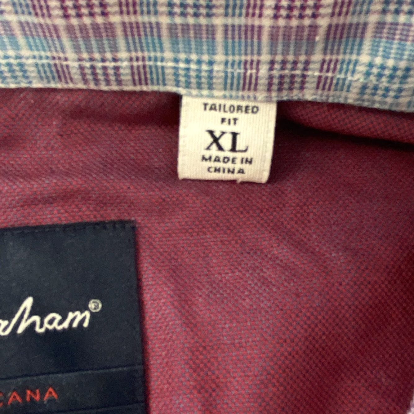 Robert Graham VINTAGE Robert Graham Men's Shirt XL Blue Plaid Button-Up Casual Modern Americana Size US XL / EU 56 / 4 - 6 Thumbnail