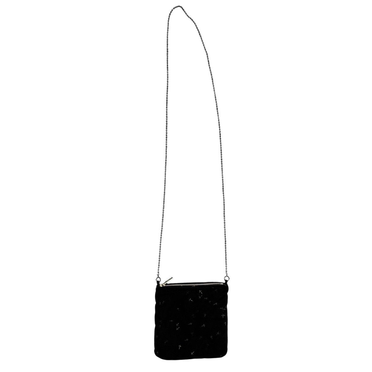 Undercover UNDERCOVER 2010AW Cross Stitch Velours Shoulder Pouch Size ONE SIZE - 1 Thumbnail