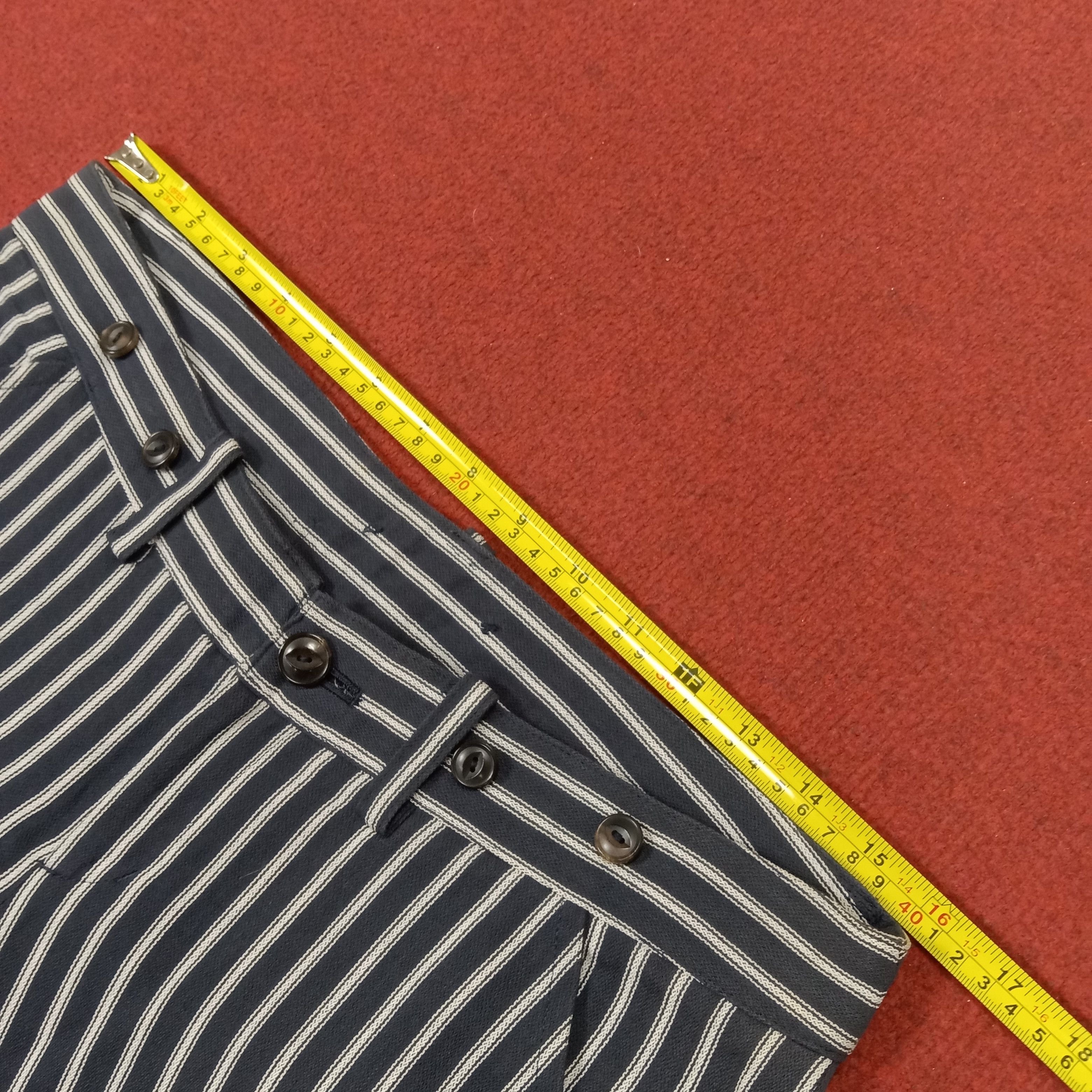Hysteric Glamour × Japanese Brand × Vintage Hysteric Glamour Japanese Brand Stripes Design Pants Size 32" / US 10 / IT 46 - 7 Thumbnail