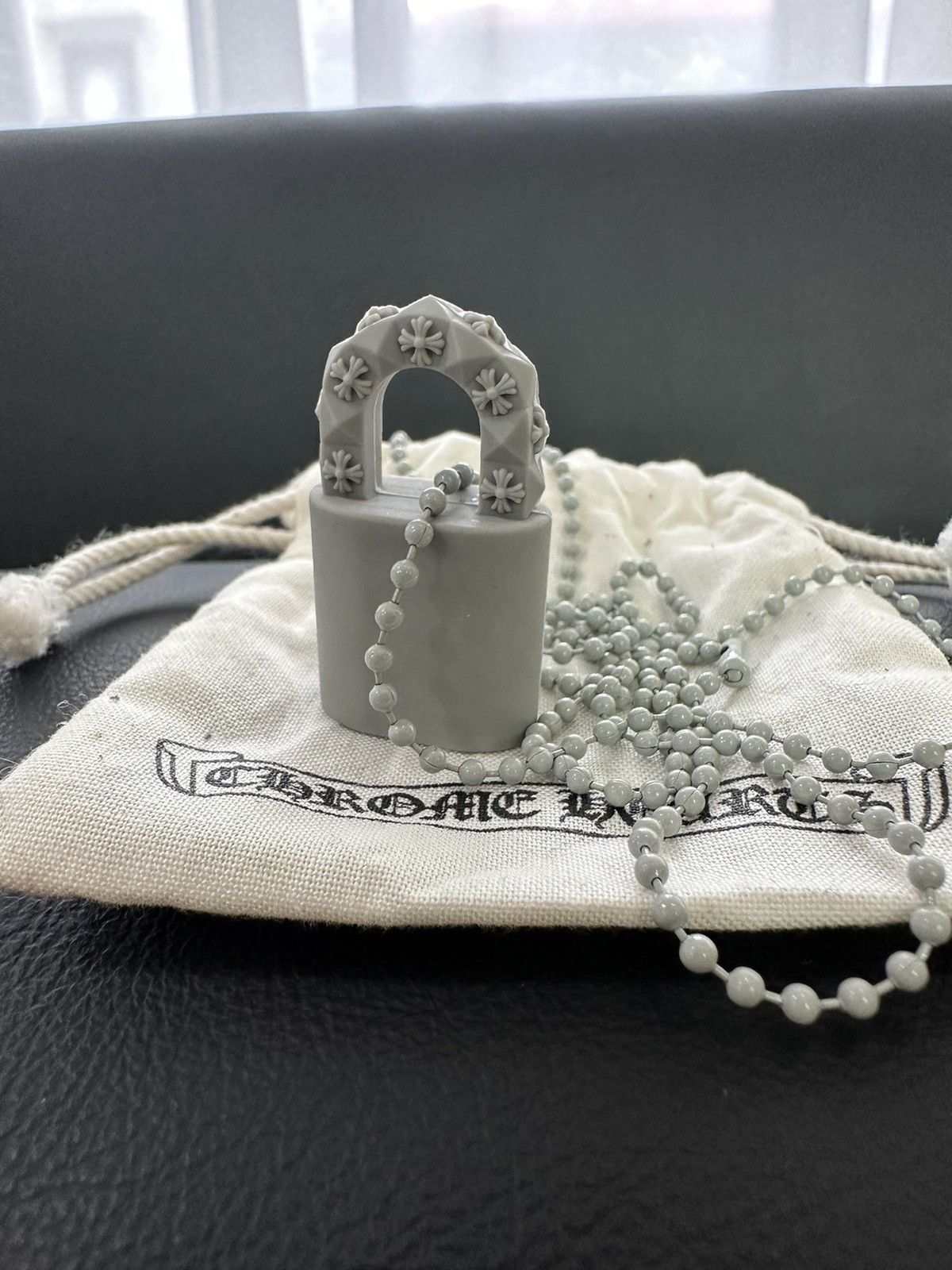 Chrome Hearts Chrome Hearts Flerknee Lock Silichrome 30in Size ONE SIZE - 5 Thumbnail