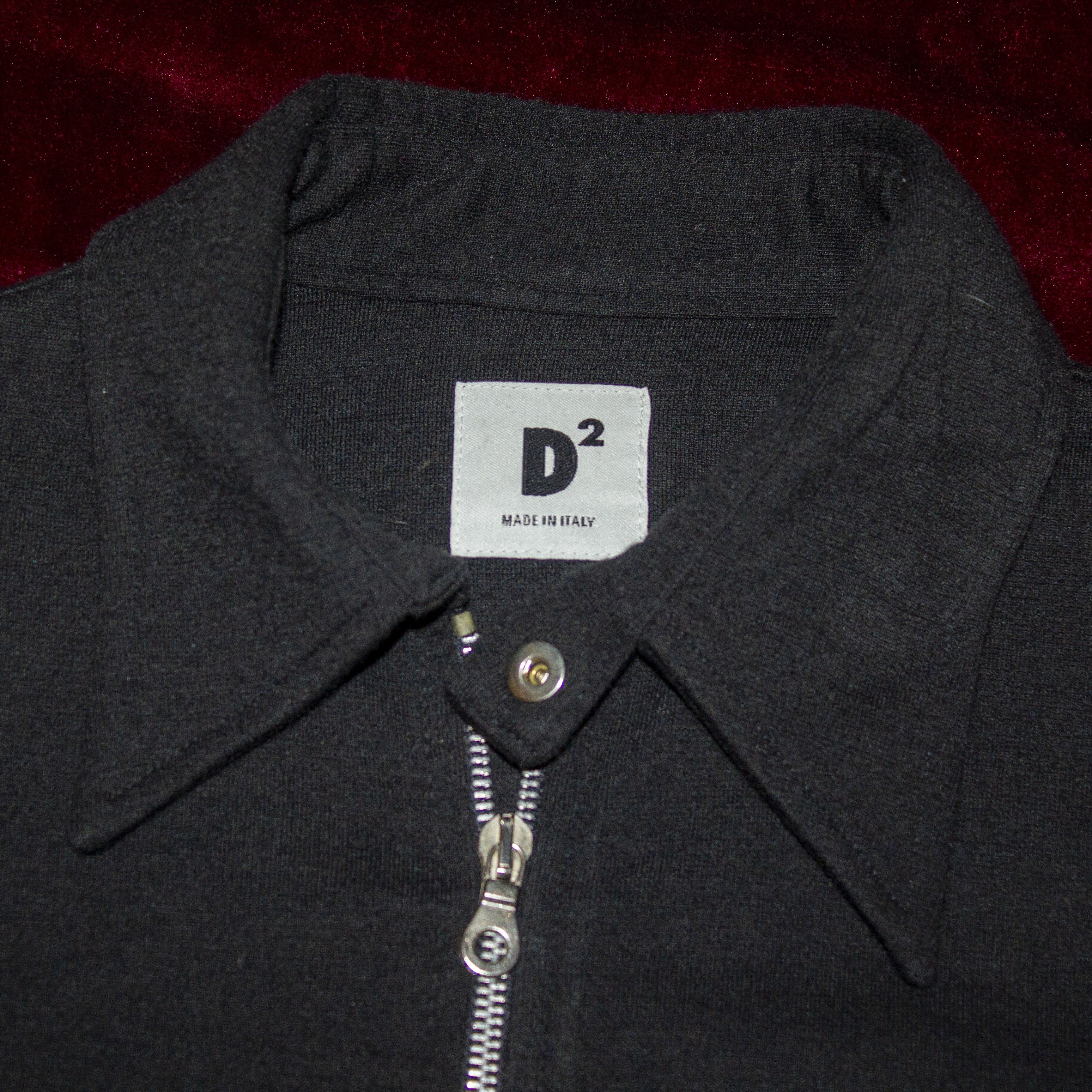 Dsquared2 90s DSquared2 Men’s Mock Neck Wool Moto Half-Zip Size US XS / EU 42 / 0 - 2 Thumbnail
