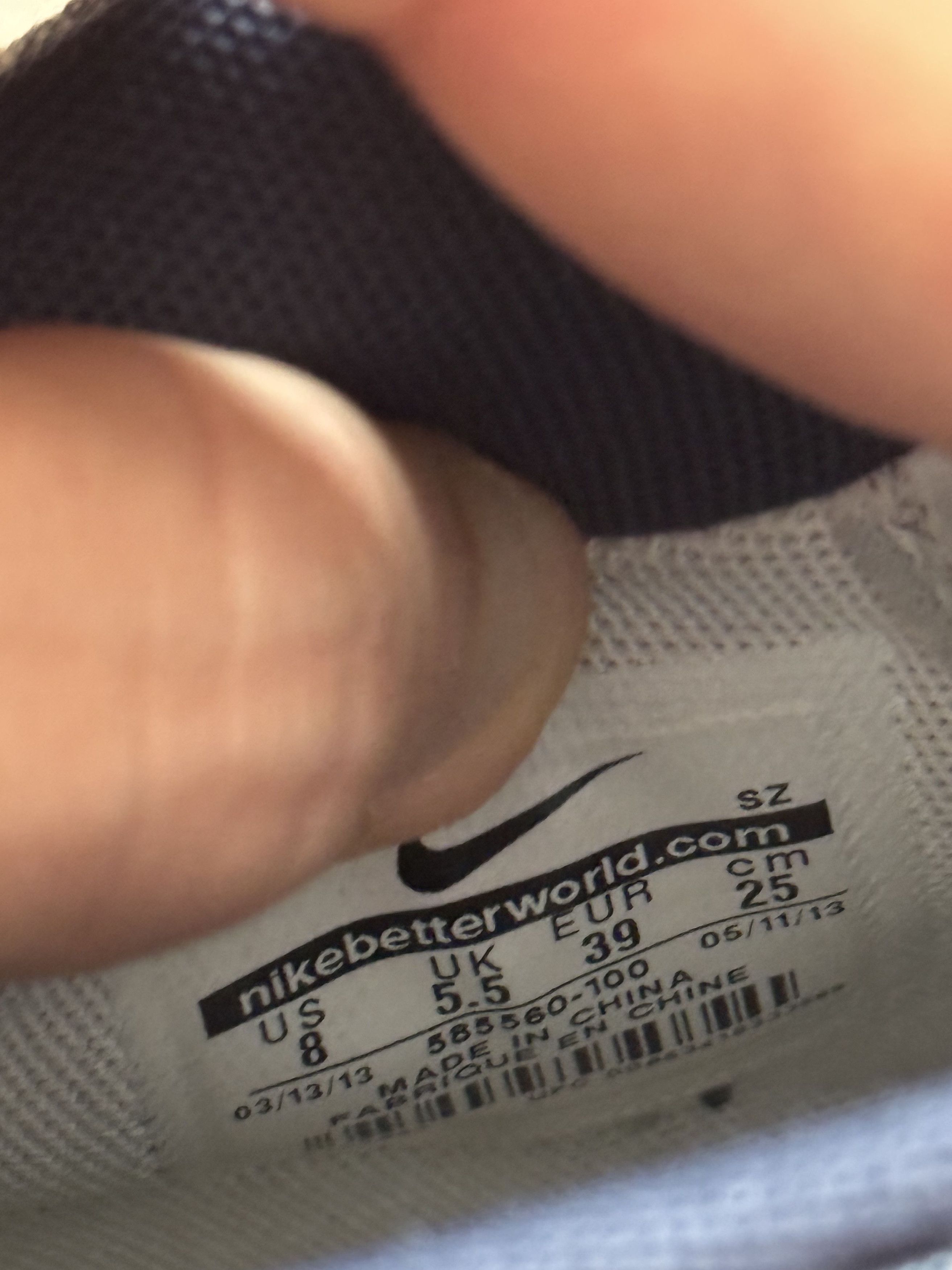Nike Platform Nike Womens Dunk Hi Shoes Wedge Style Y2k Navy Size US 8 / IT 38 - 8 Thumbnail