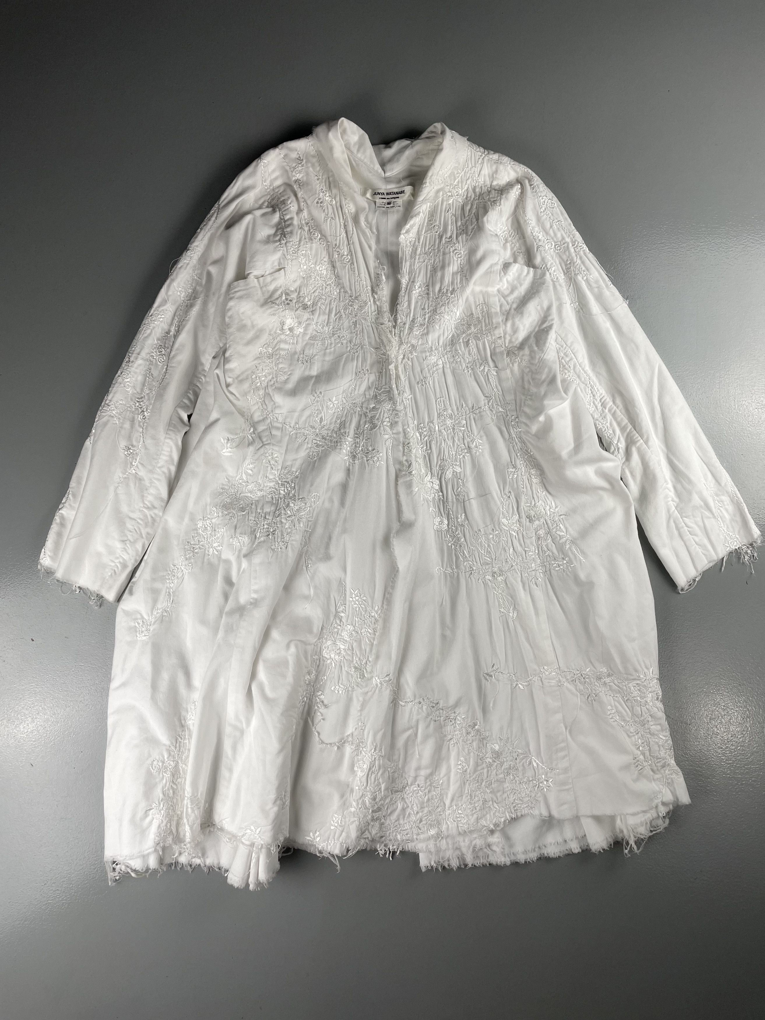 Junya Watanabe Junya Watanabe S/S 2005 embroidered oversized dress Size M / US 6-8 / IT 42-44 - 1 Thumbnail