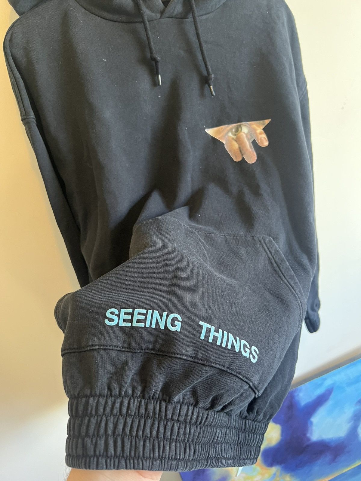 Off-White FW2013 Off White Seeing Things Eyes Hoodie Grid Virgil Abloh Size US S / EU 44-46 / 1 - 3 Thumbnail