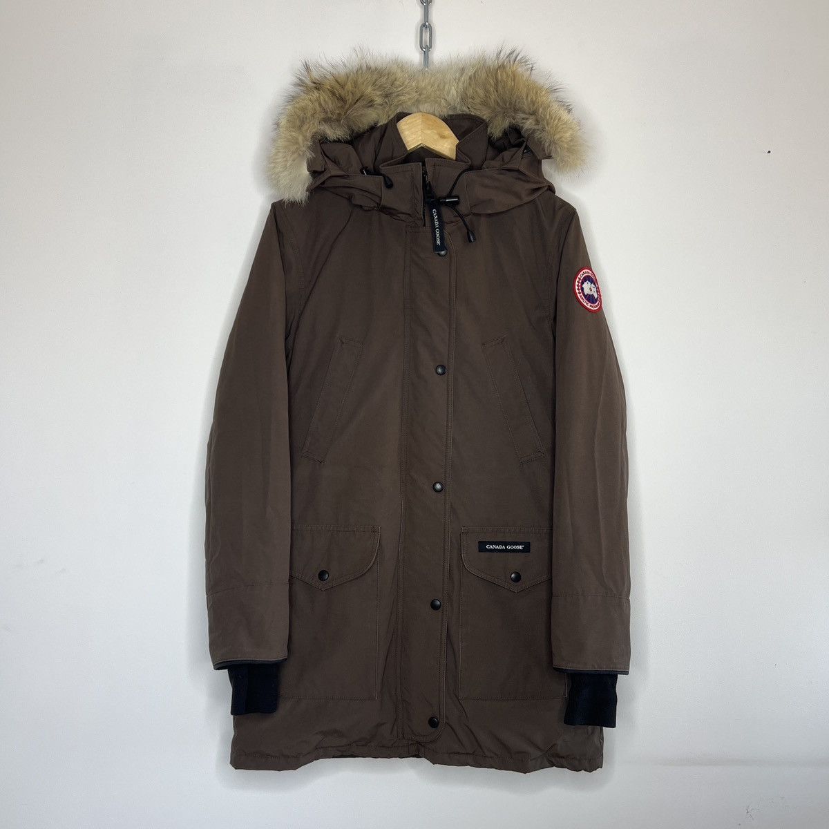 Canada Goose Canada Goose Puffer Down Jacket Parka Coat Expedition Brown Size S / US 4 / IT 40 - 1 Thumbnail