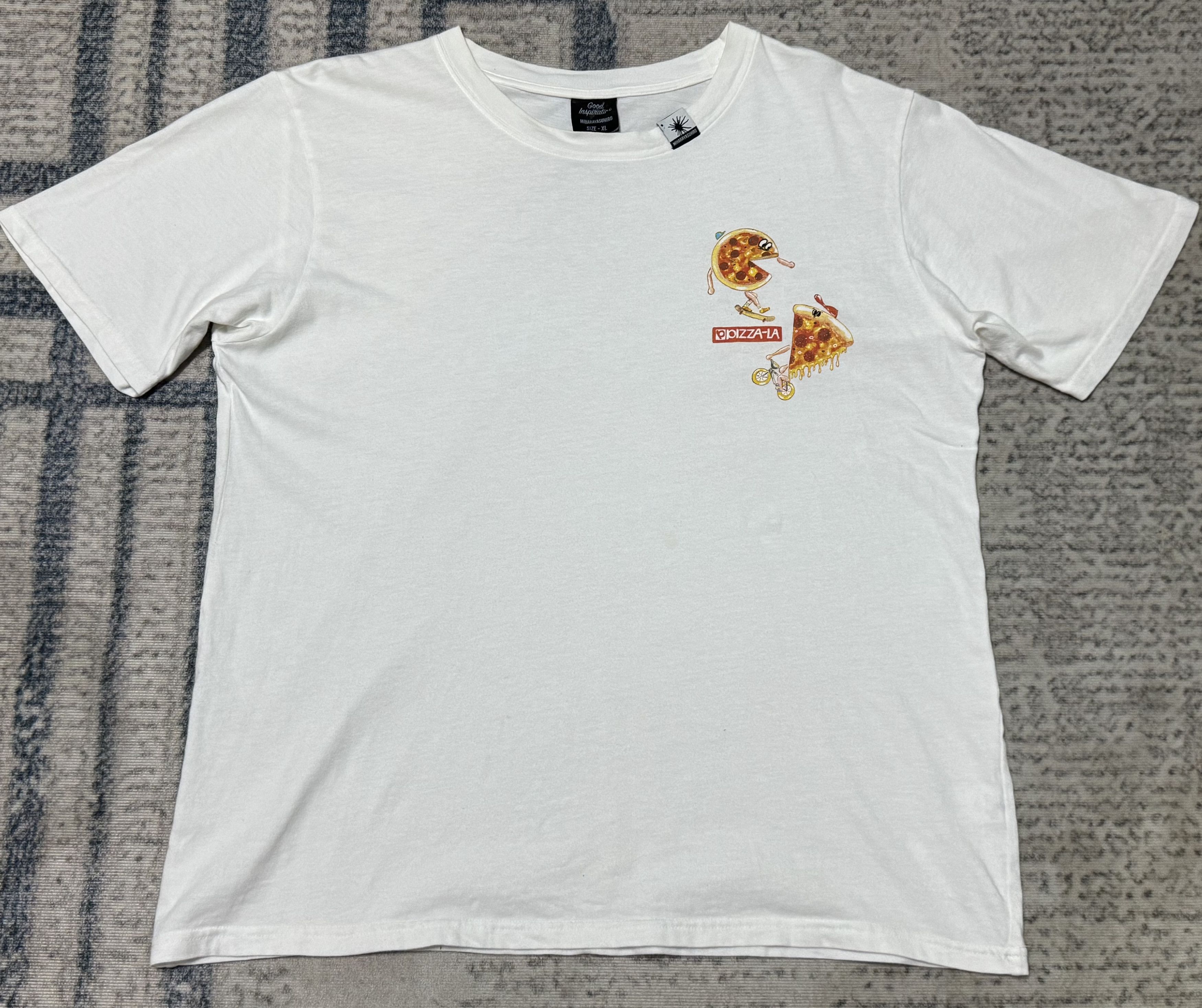 Maison MIHARA YASUHIRO MIHARAYASUHIRO Good Inspiration Pizza-La T-Shirt Size US XL / EU 56 / 4 - 1 Thumbnail