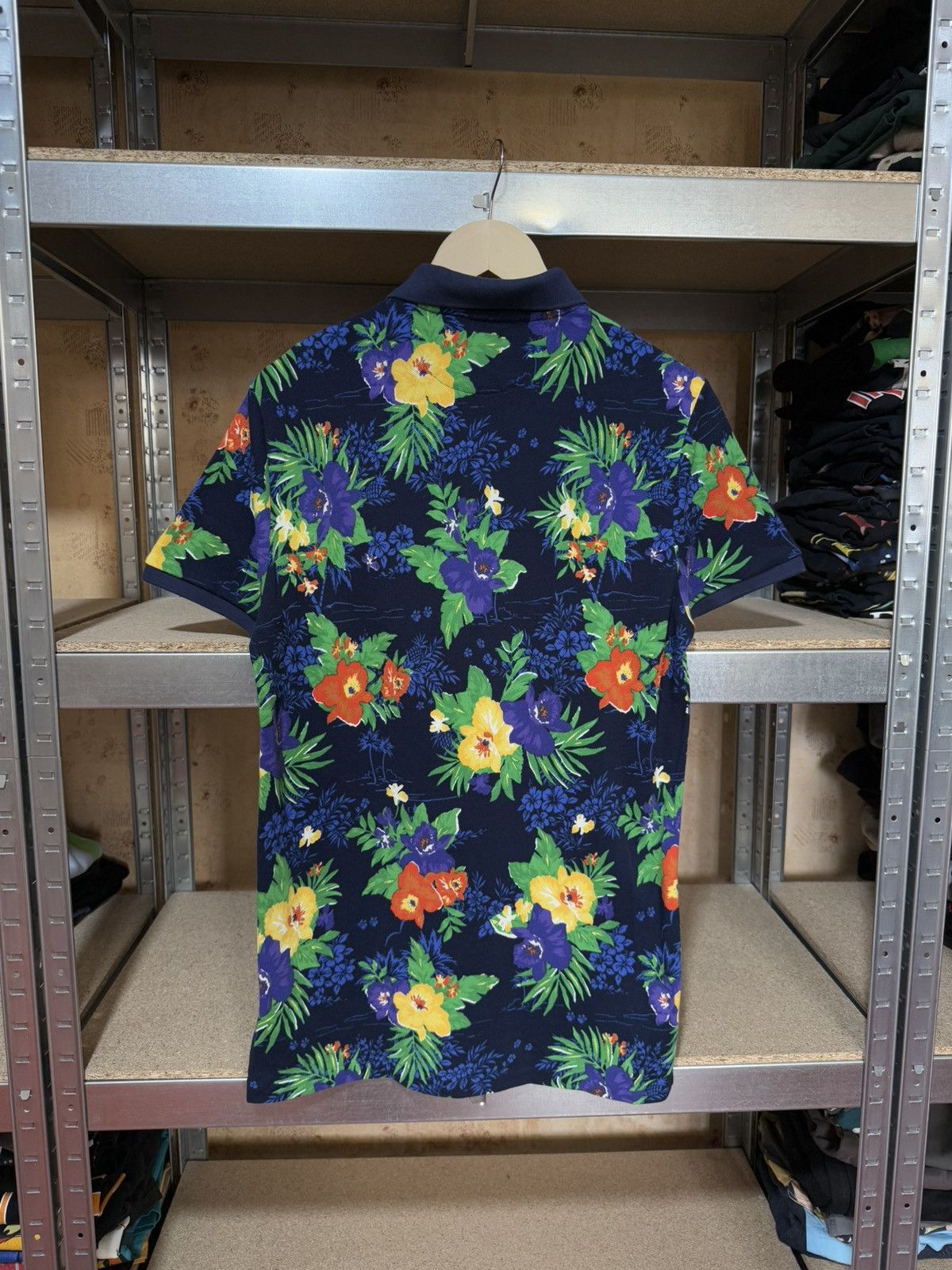 Polo Ralph Lauren × RRL Ralph Lauren × Rugby Ralph Lauren Vintage Polo Ralph Lauren Floral Flowers Polo T-Shirt Size US M / EU 48-50 / 2 - 2 Thumbnail