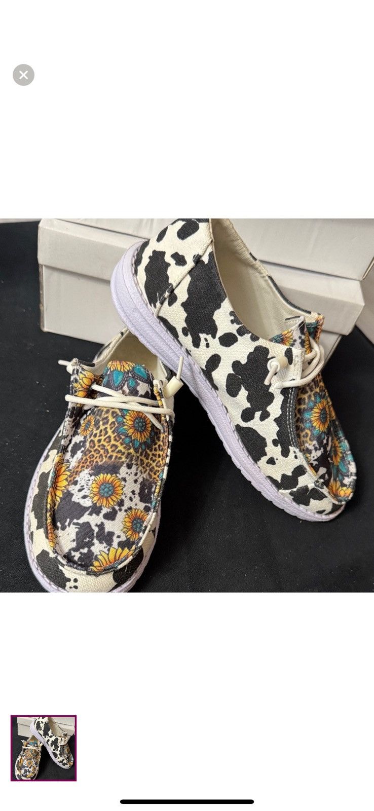 Other Women’s Cow Print Loafers Size US 6 / IT 36 - 1 Preview