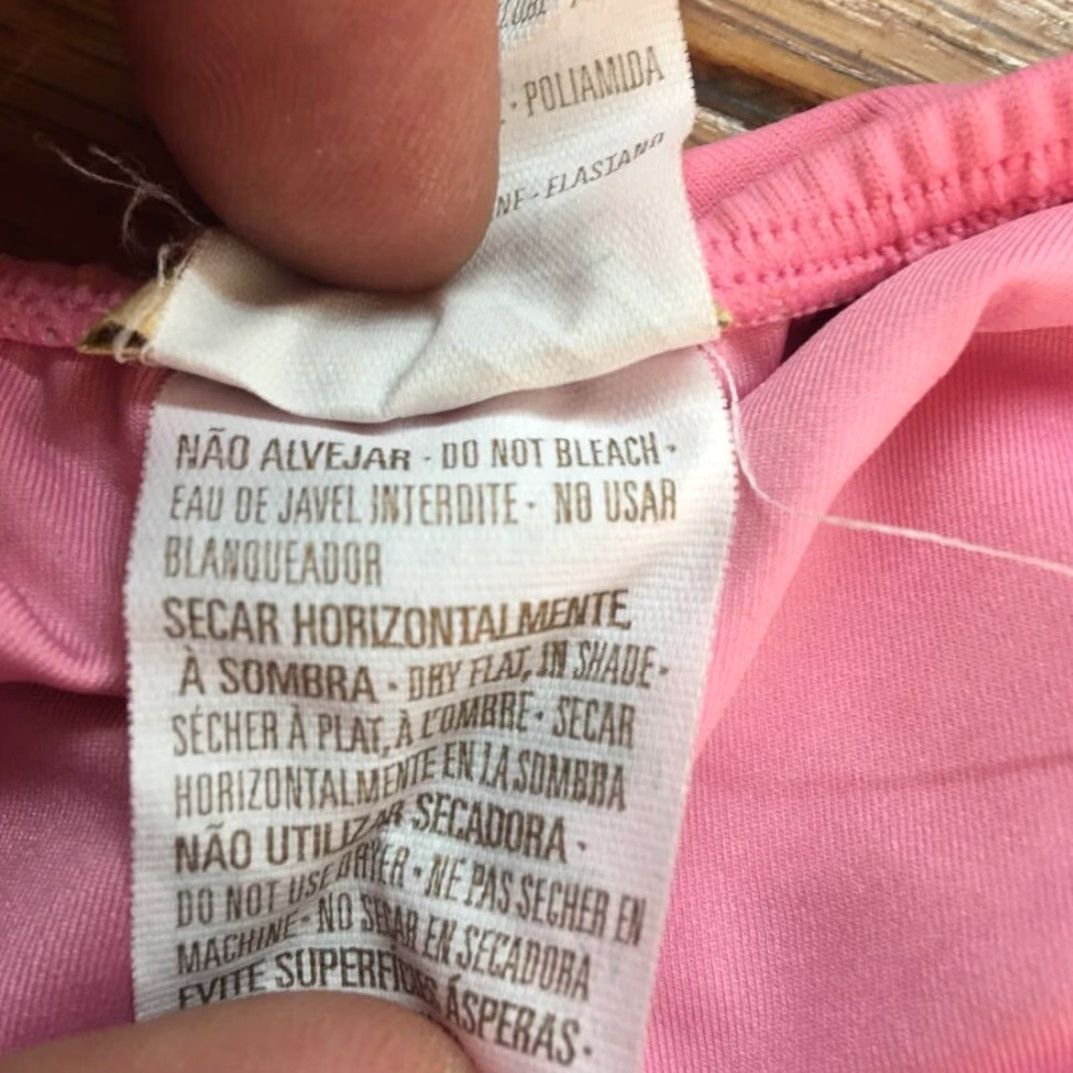 Magnanni Dunnas By Francesca Magnani Bikini Swimsuit Women M Pink Strapless Stretch Solid Size ONE SIZE - 7 Thumbnail