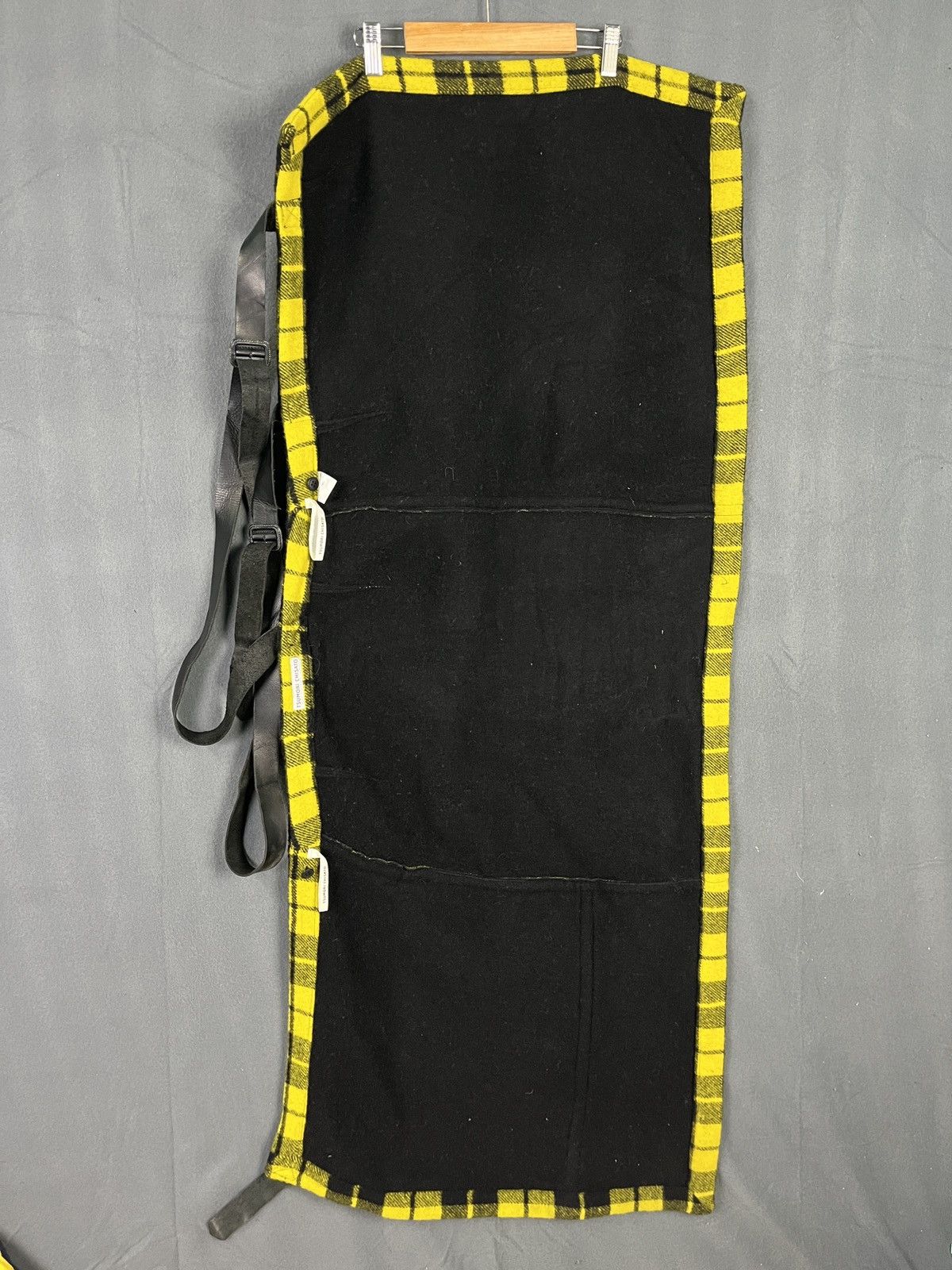 Issey Miyake Tsumori Chisato Tartan Wool Wrap Skirt Leather Suspender Size 30" / US 8 / IT 44 - 12 Thumbnail